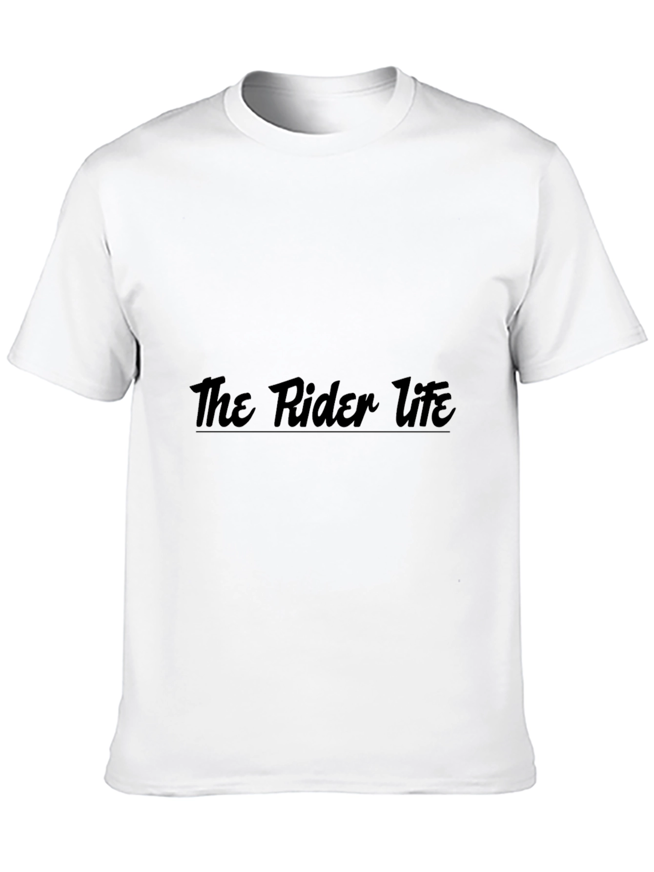 The Rider Life Black T-Shirt