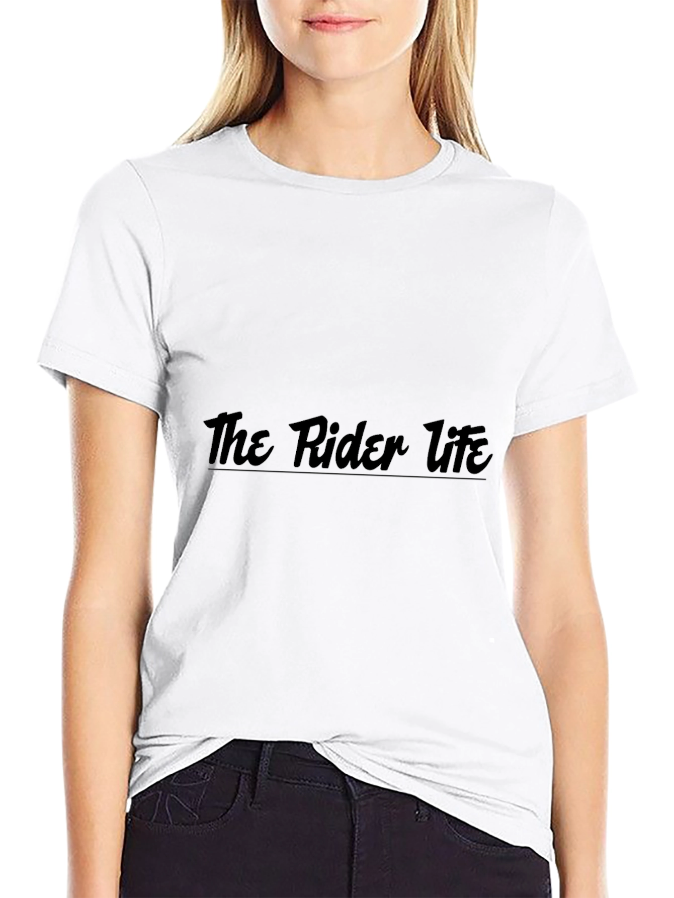 The Rider Life Black T-Shirt