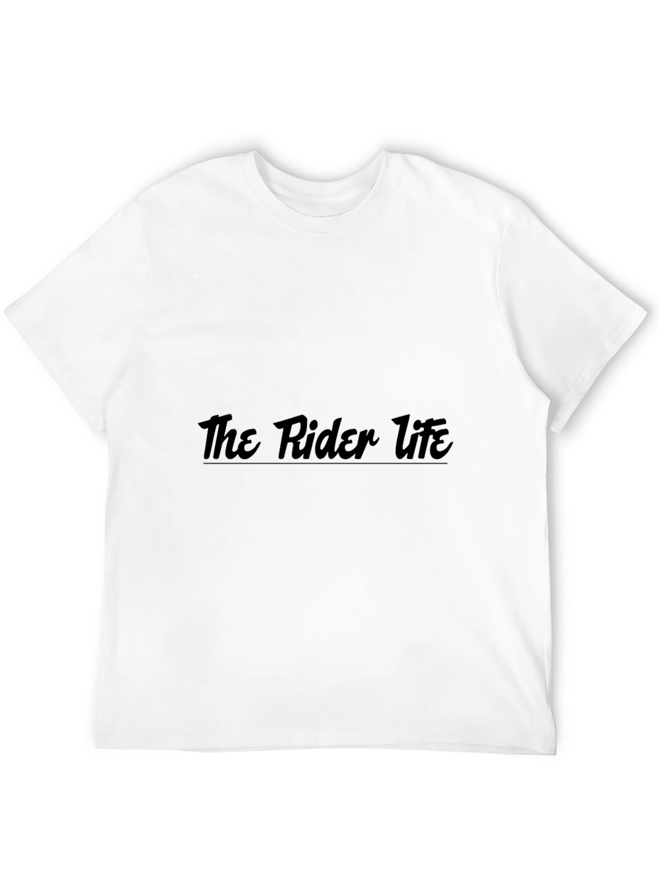 The Rider Life Black T-Shirt