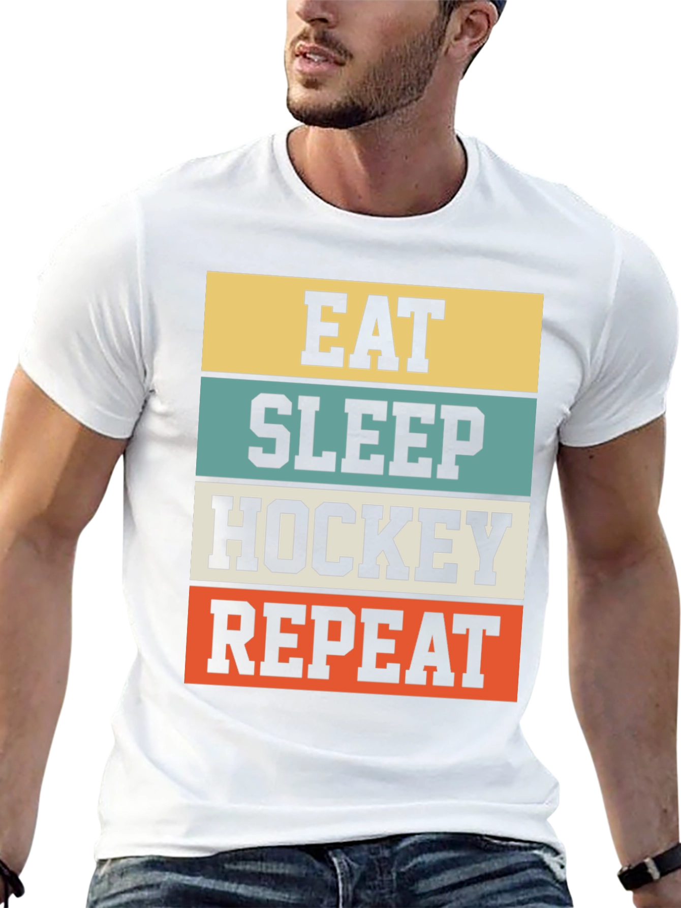 Eat Sleep Hockey Repeat T-Shirt
