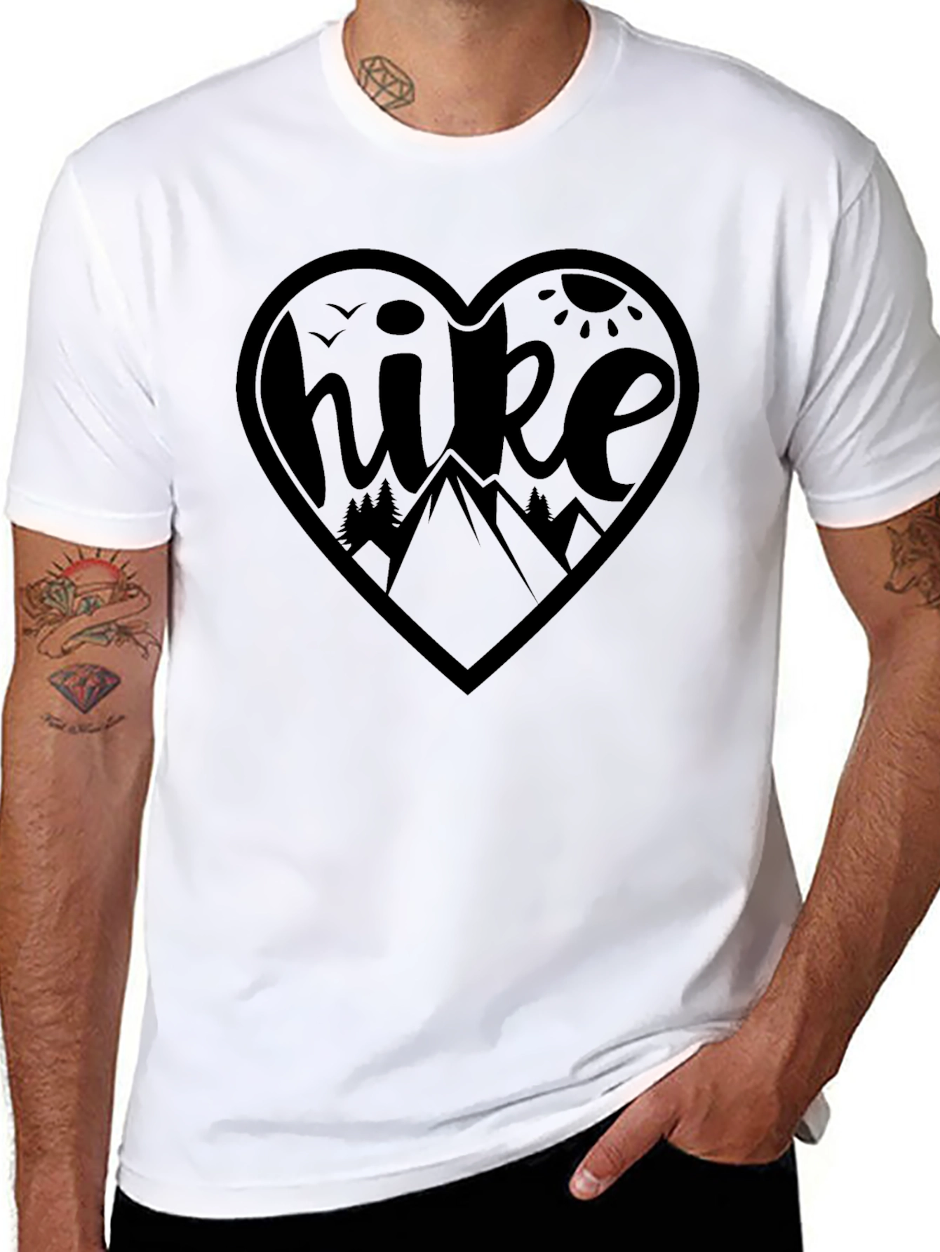 Hike Heart Graphic T-Shirt