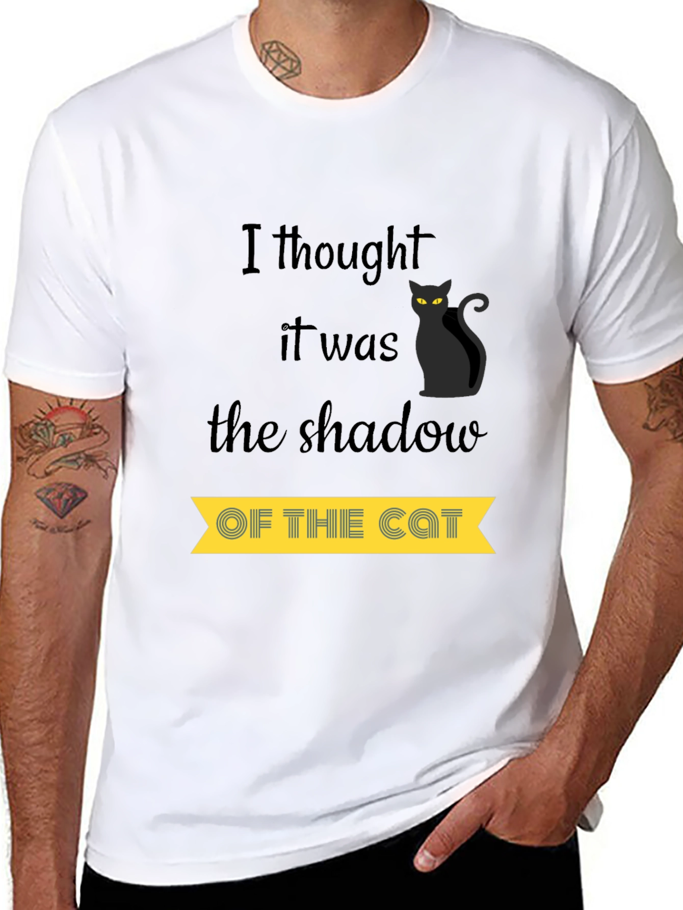 Shadow of the Cat Graphic T-Shirt