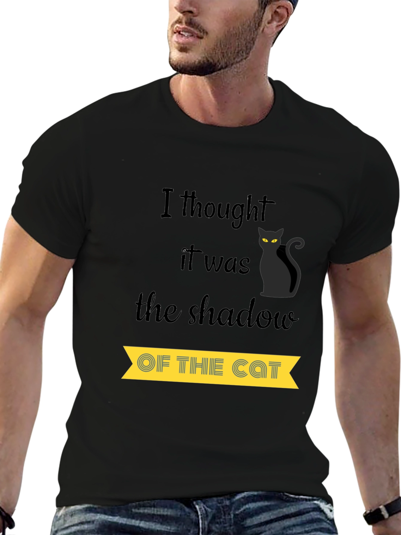 Shadow of the Cat Graphic T-Shirt