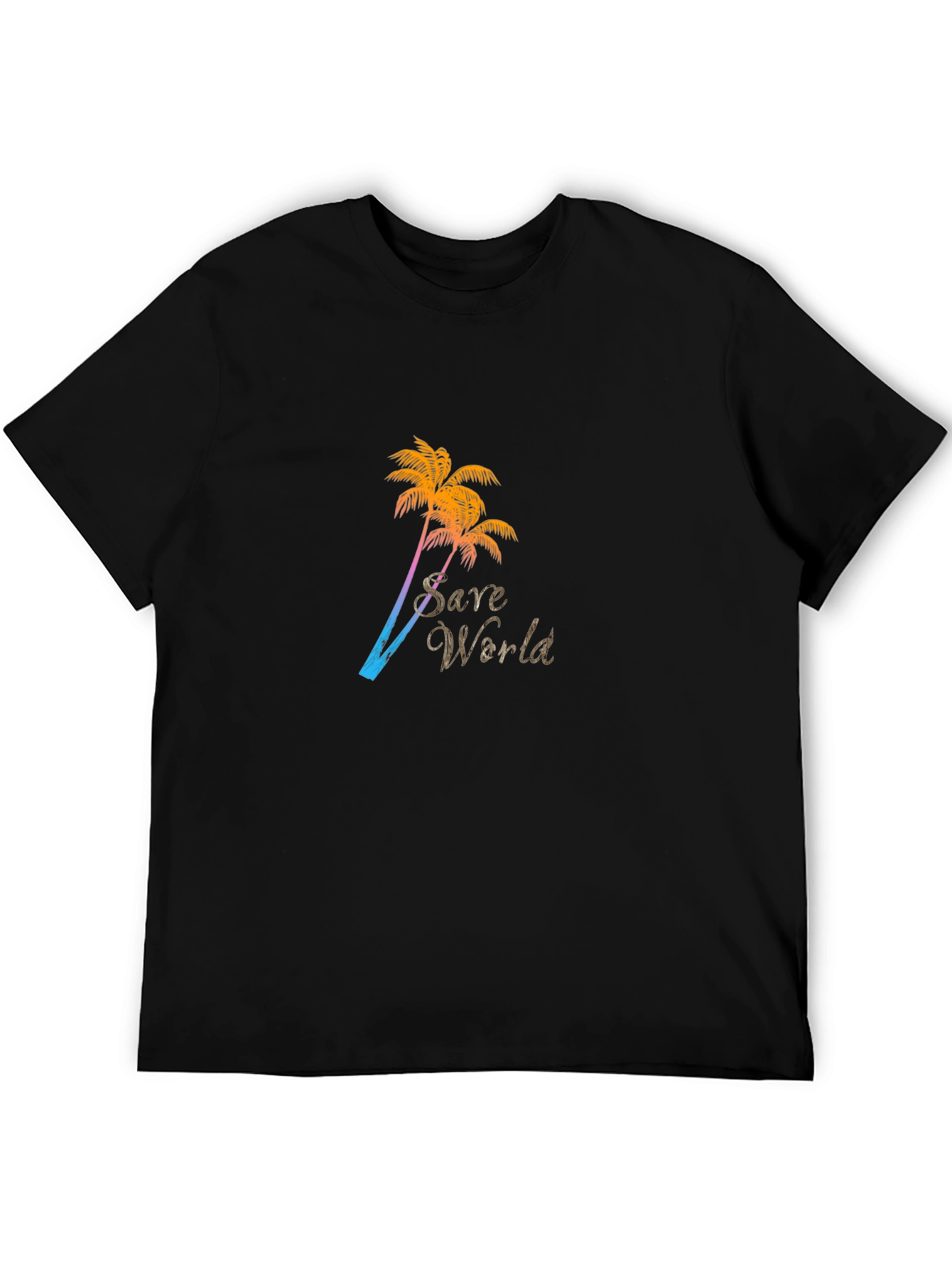 Save the World Palm Tree T-Shirt