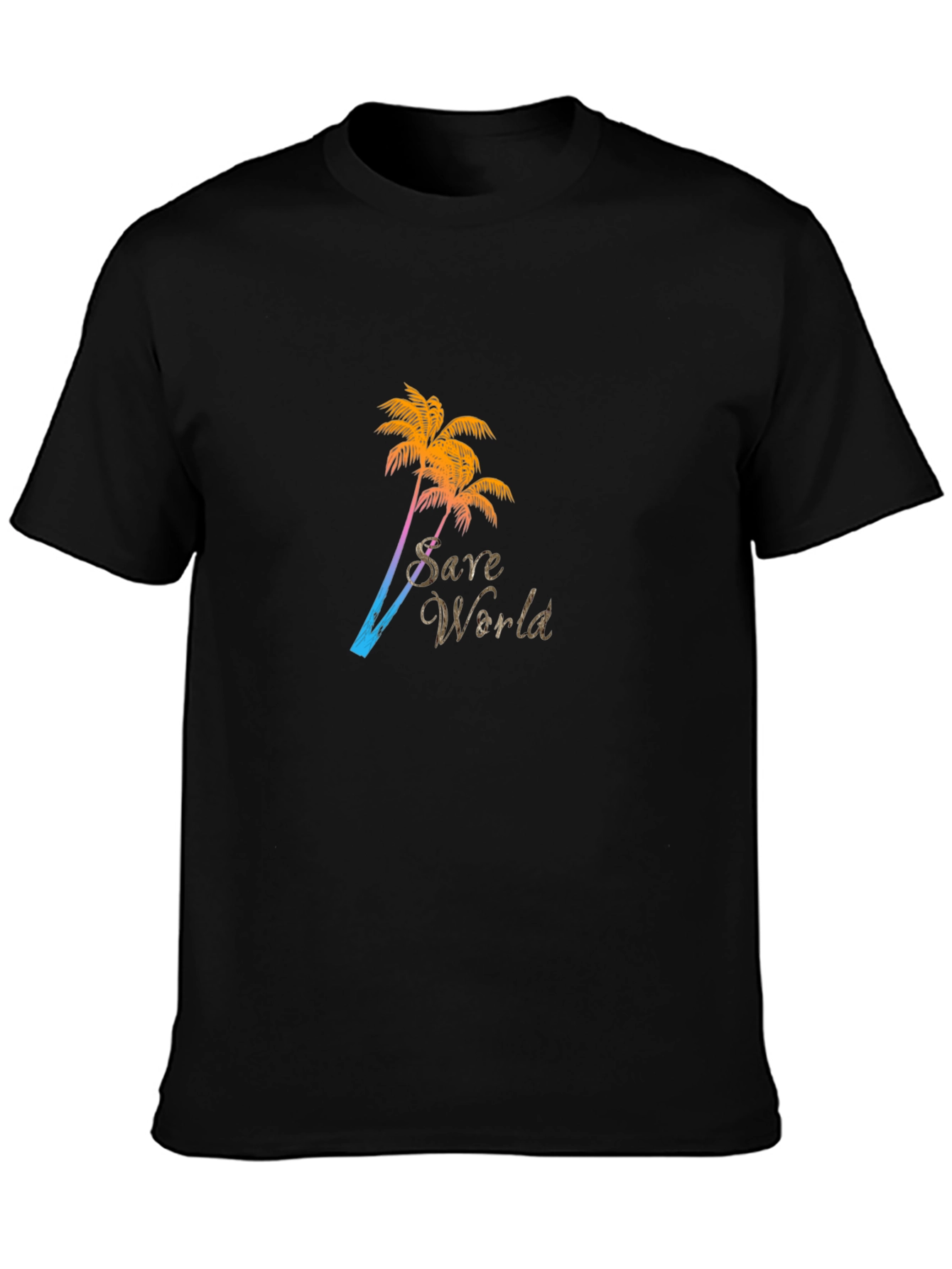 Save the World Palm Tree T-Shirt