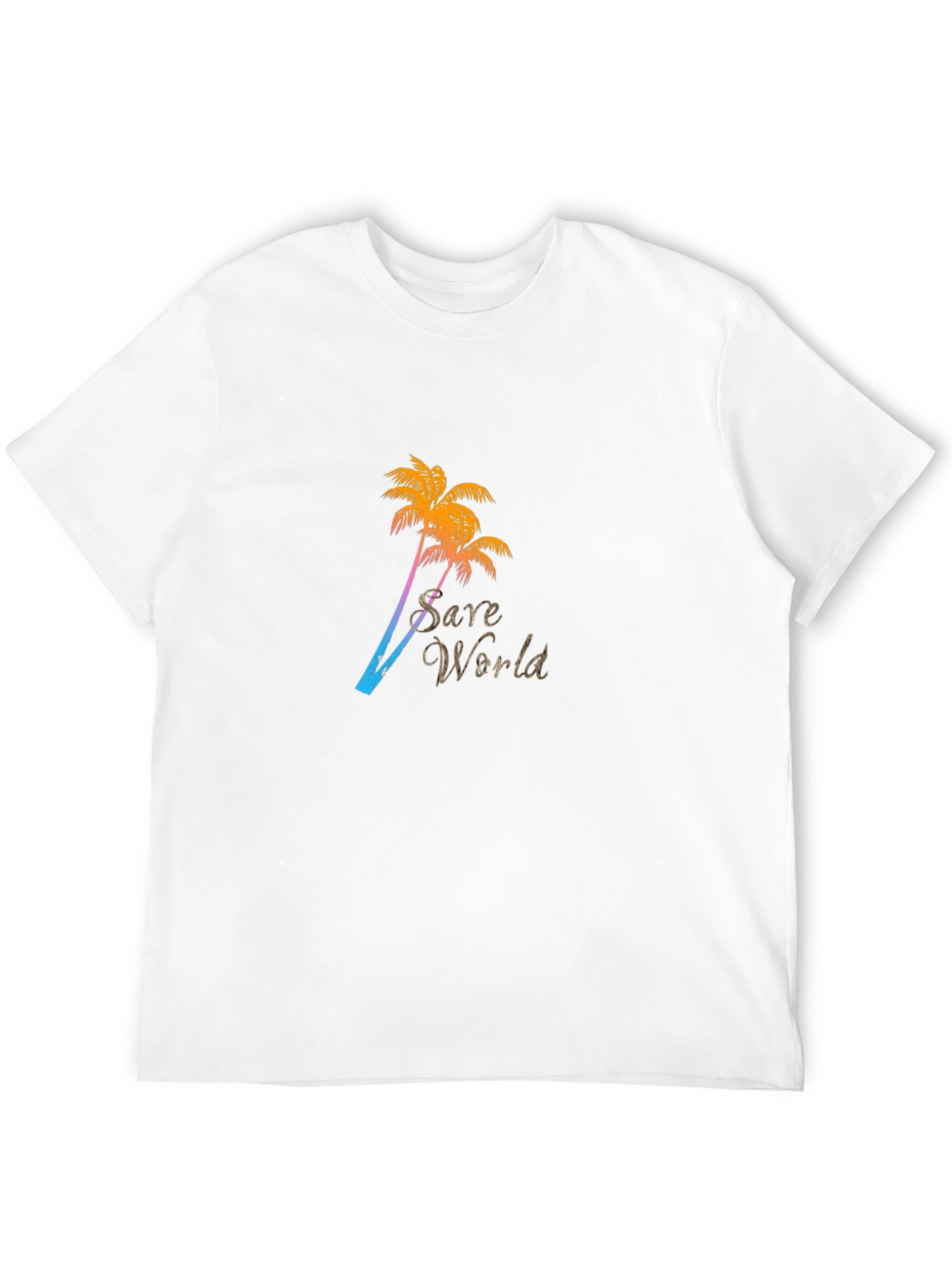 Save the World Palm Tree T-Shirt