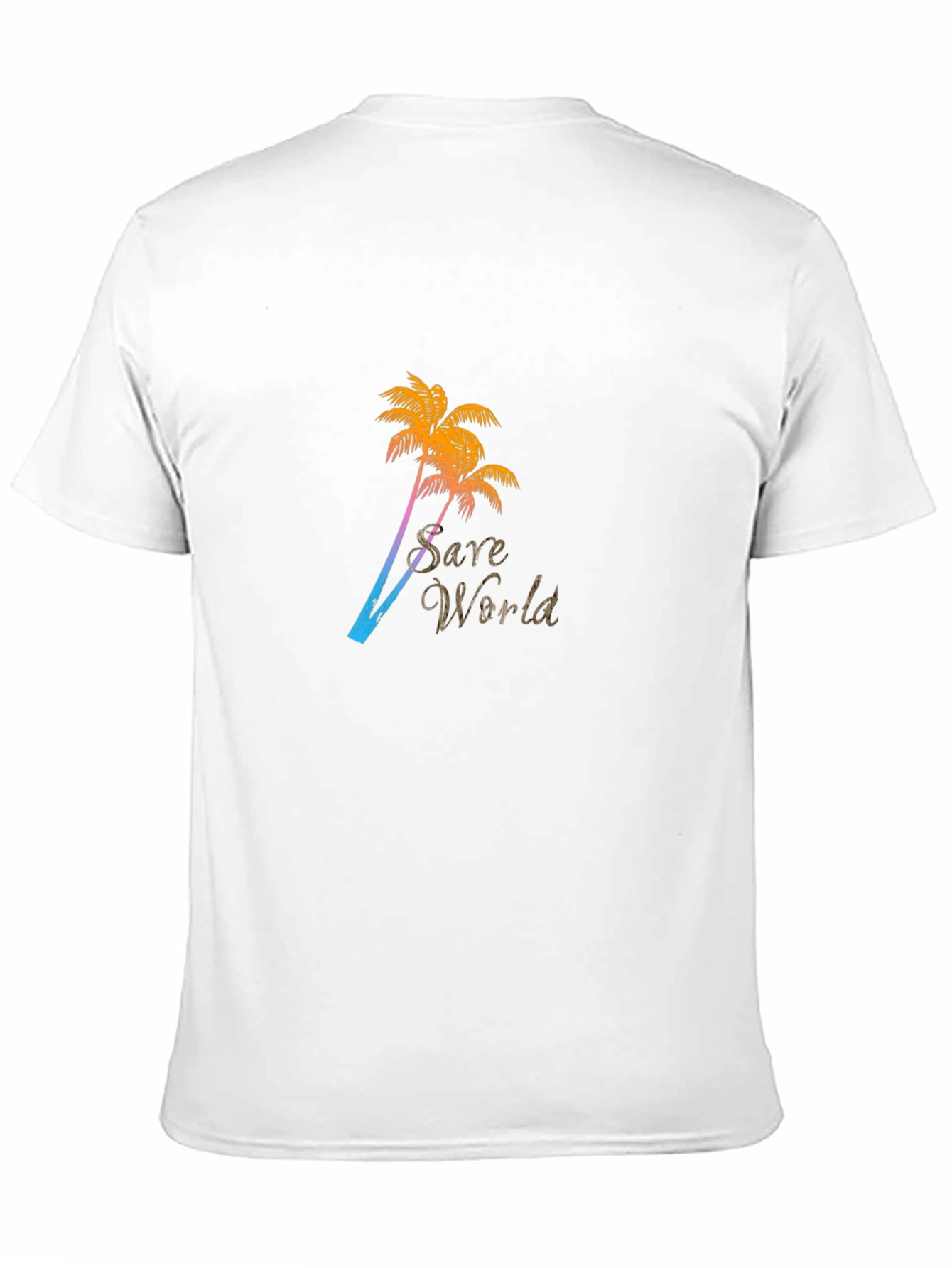 Save the World Palm Tree T-Shirt