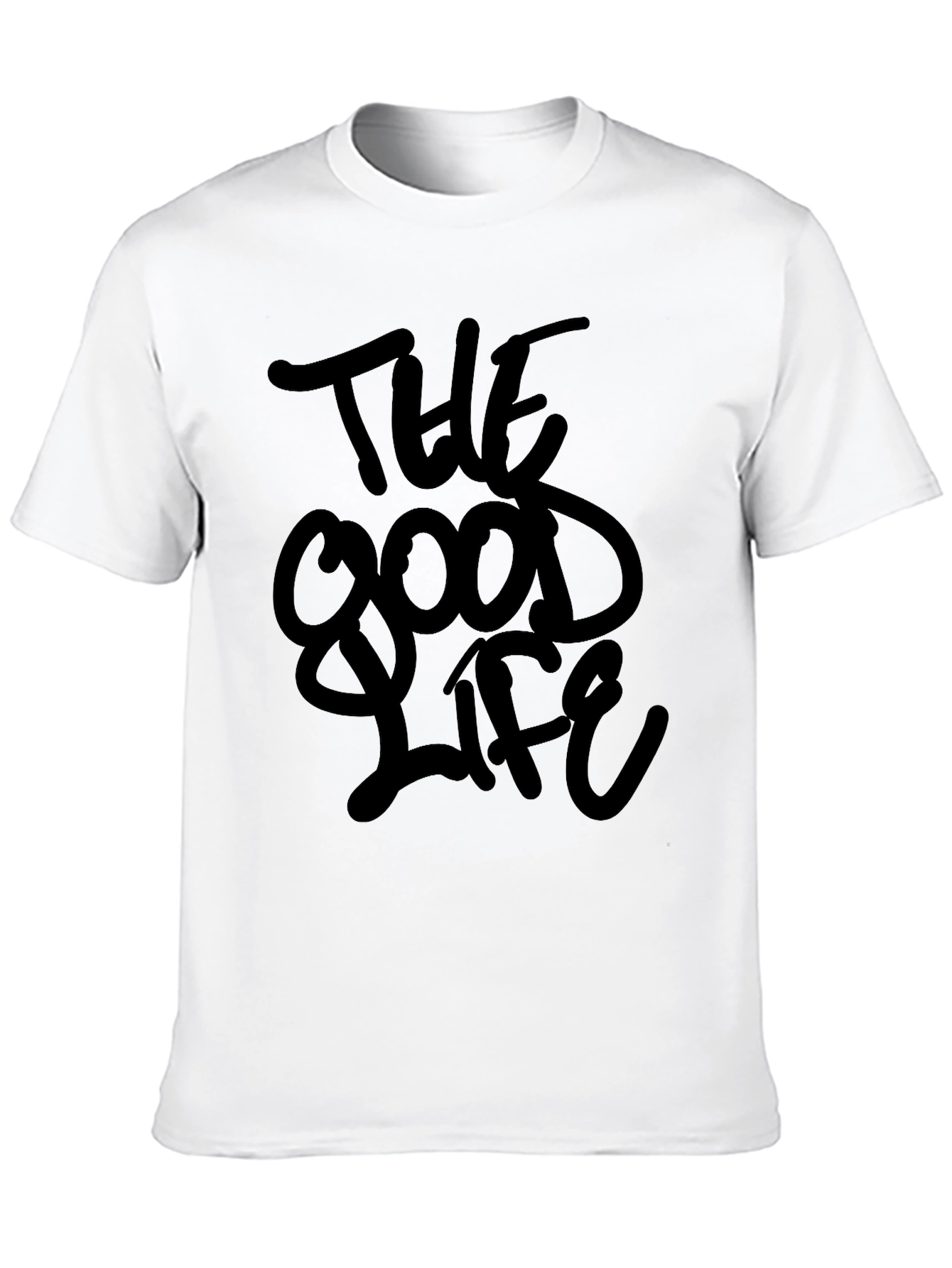 The Good Life Black Graphic T-Shirt