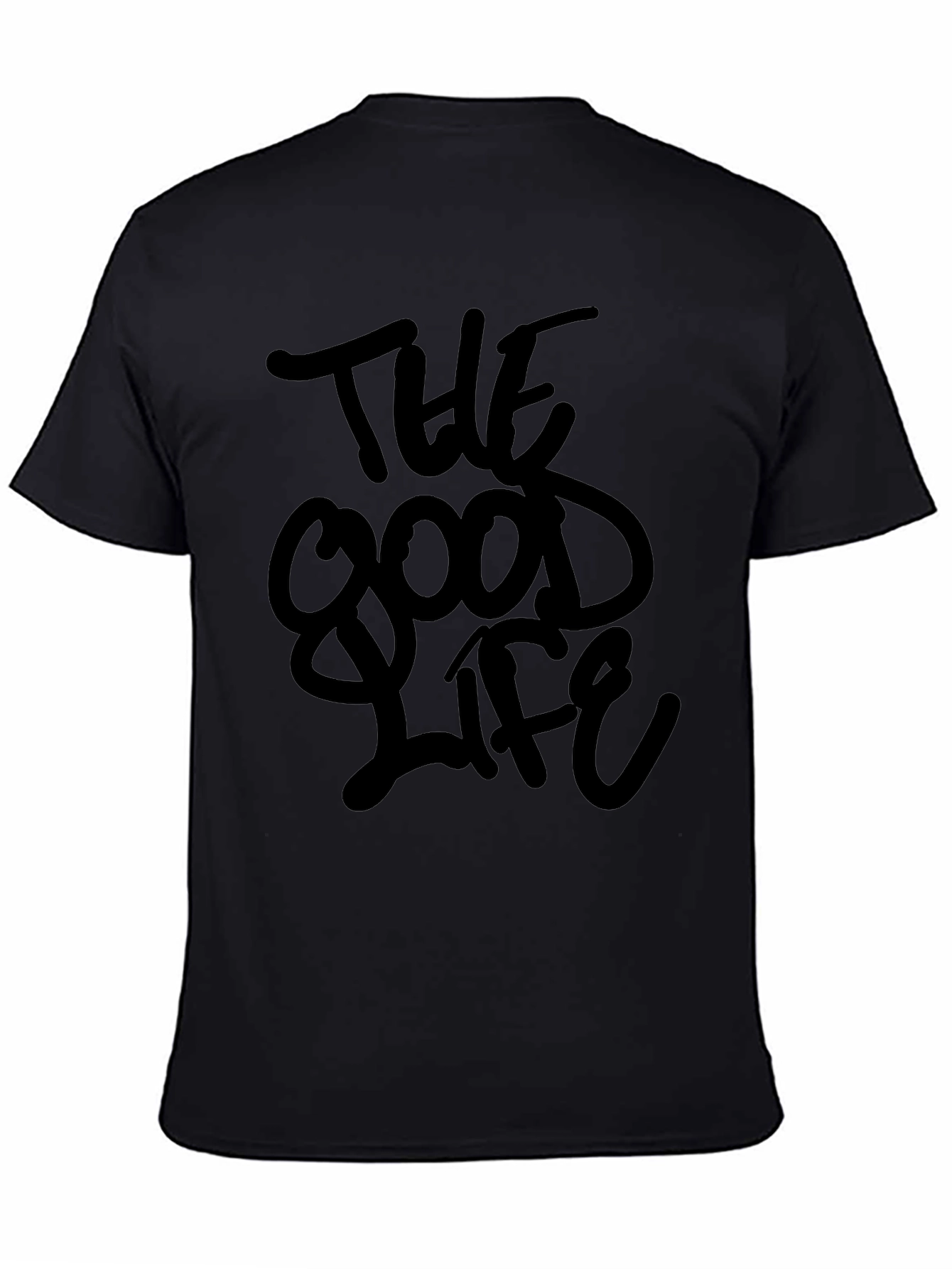 The Good Life Black Graphic T-Shirt