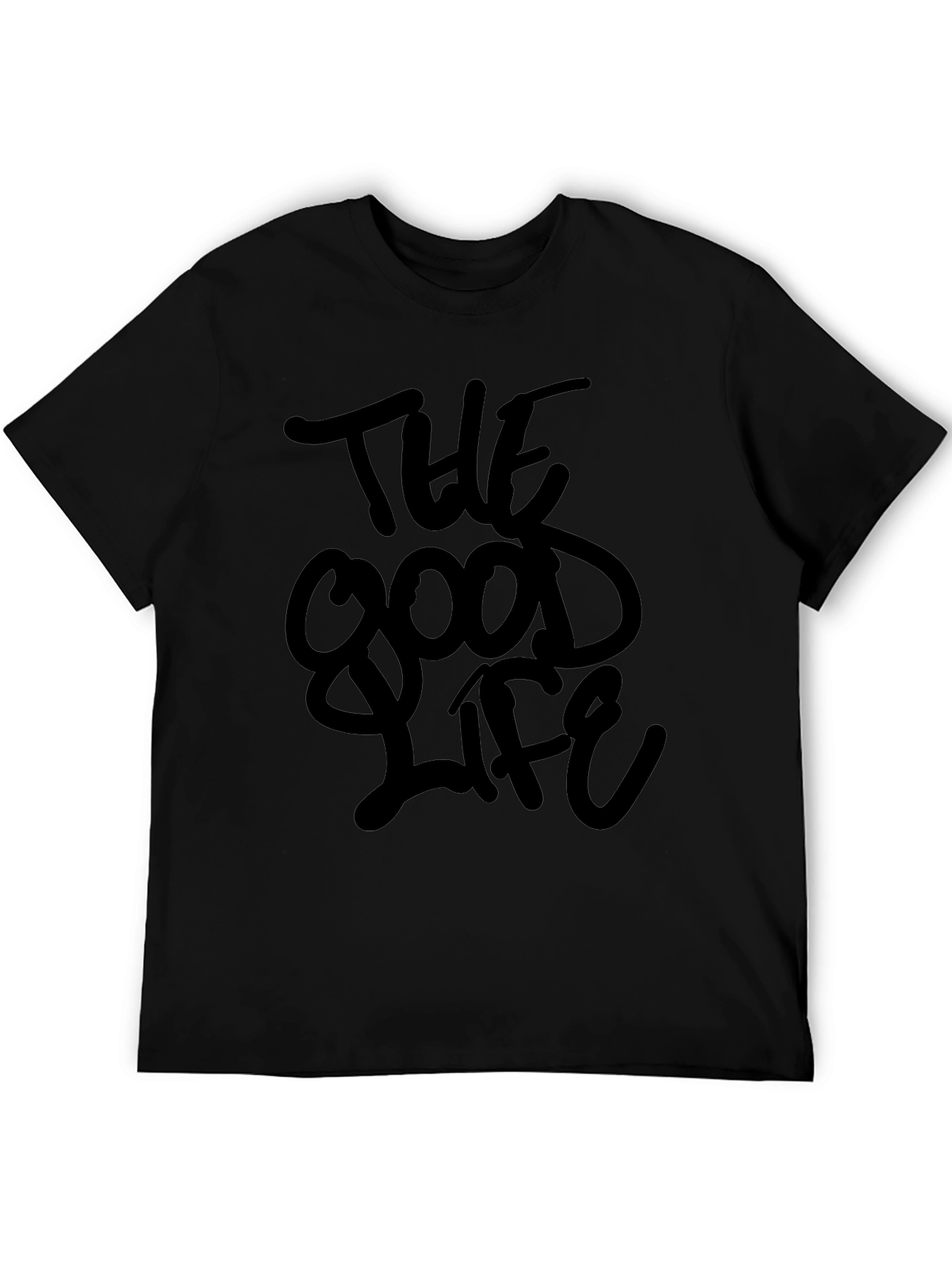 The Good Life Black Graphic T-Shirt
