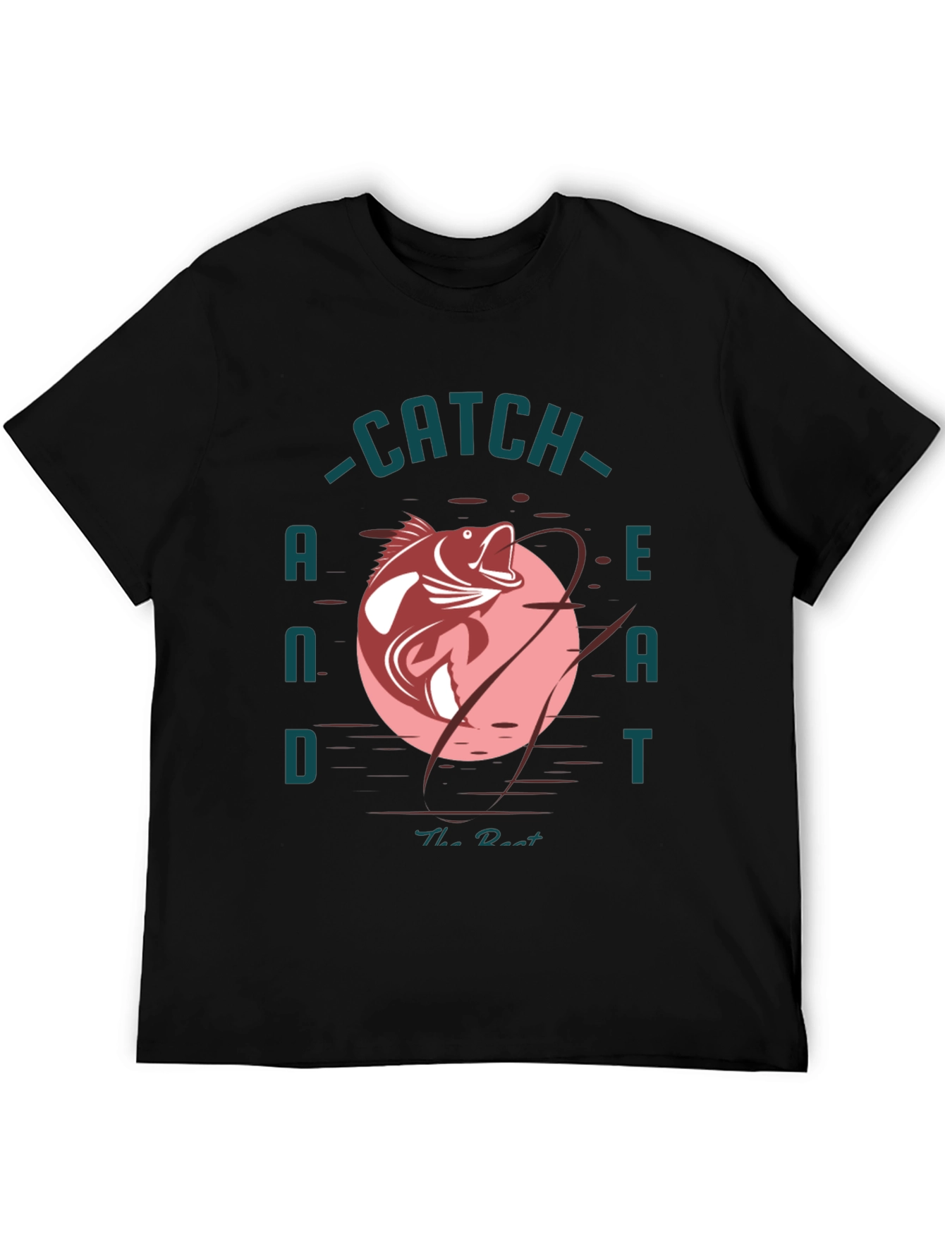 Catch and Eat Fish Graphic T-Shirt