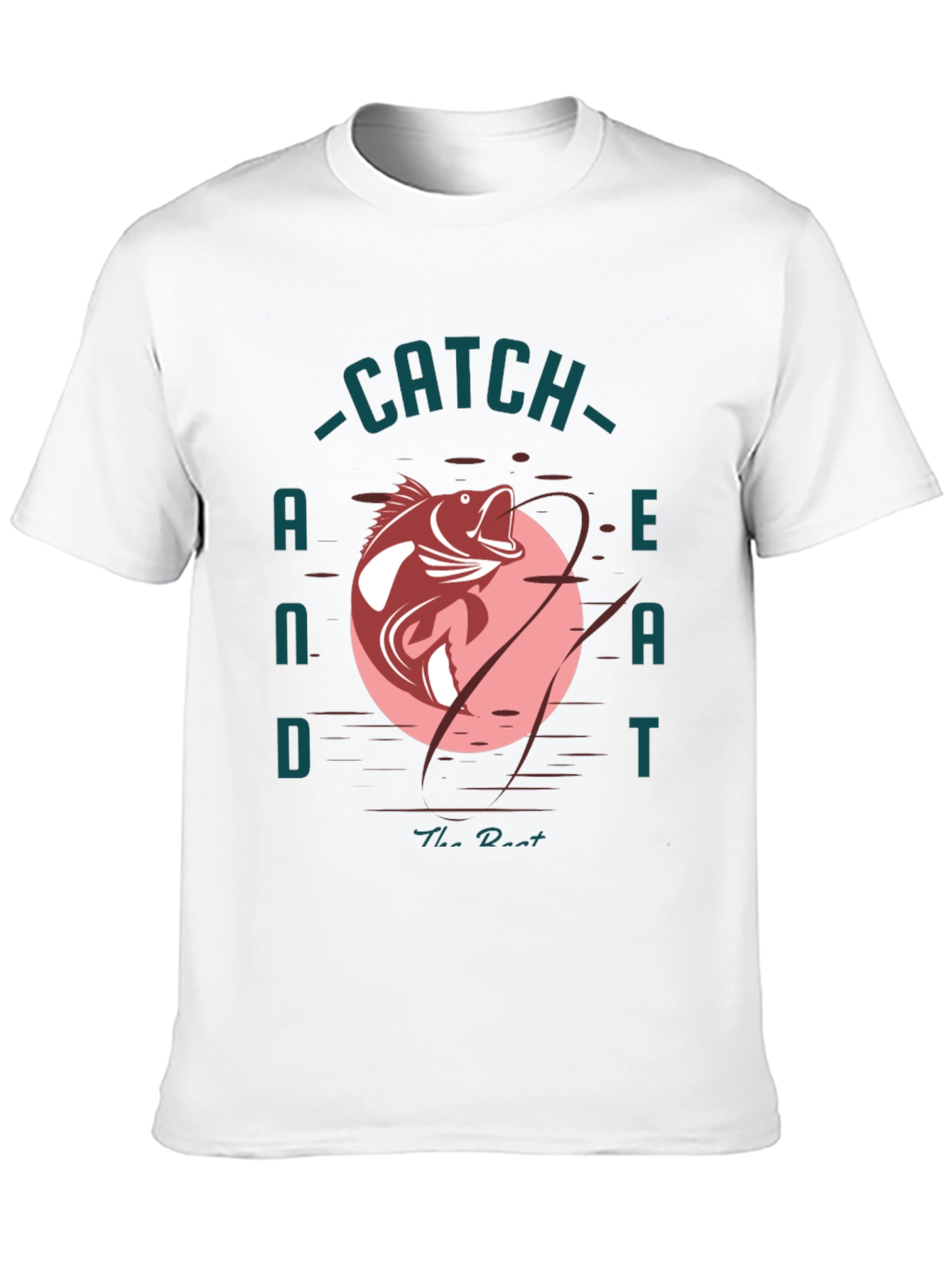 Catch and Eat Fish Graphic T-Shirt