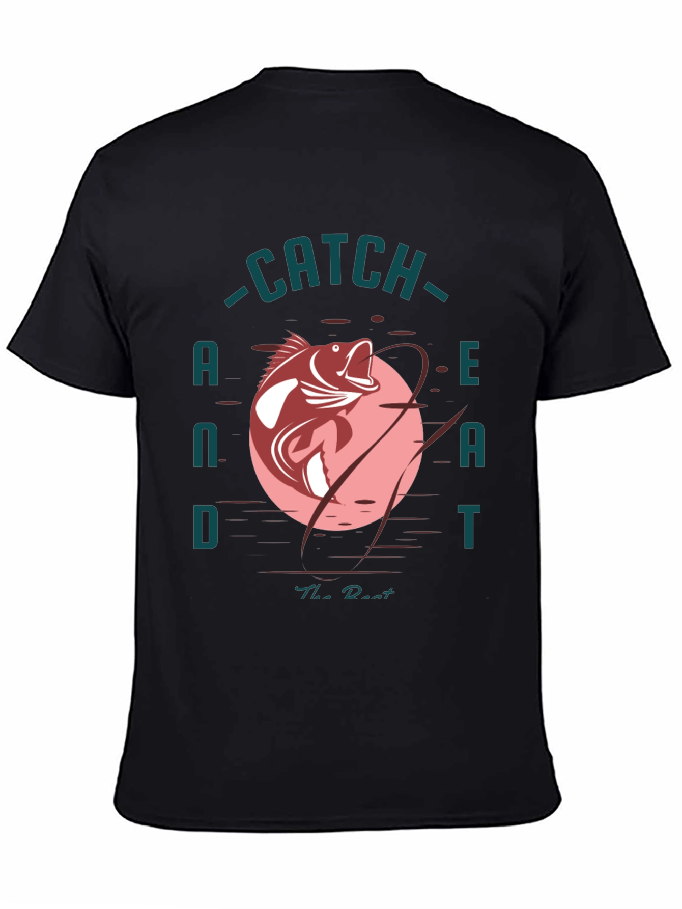 Catch and Eat Fish Graphic T-Shirt
