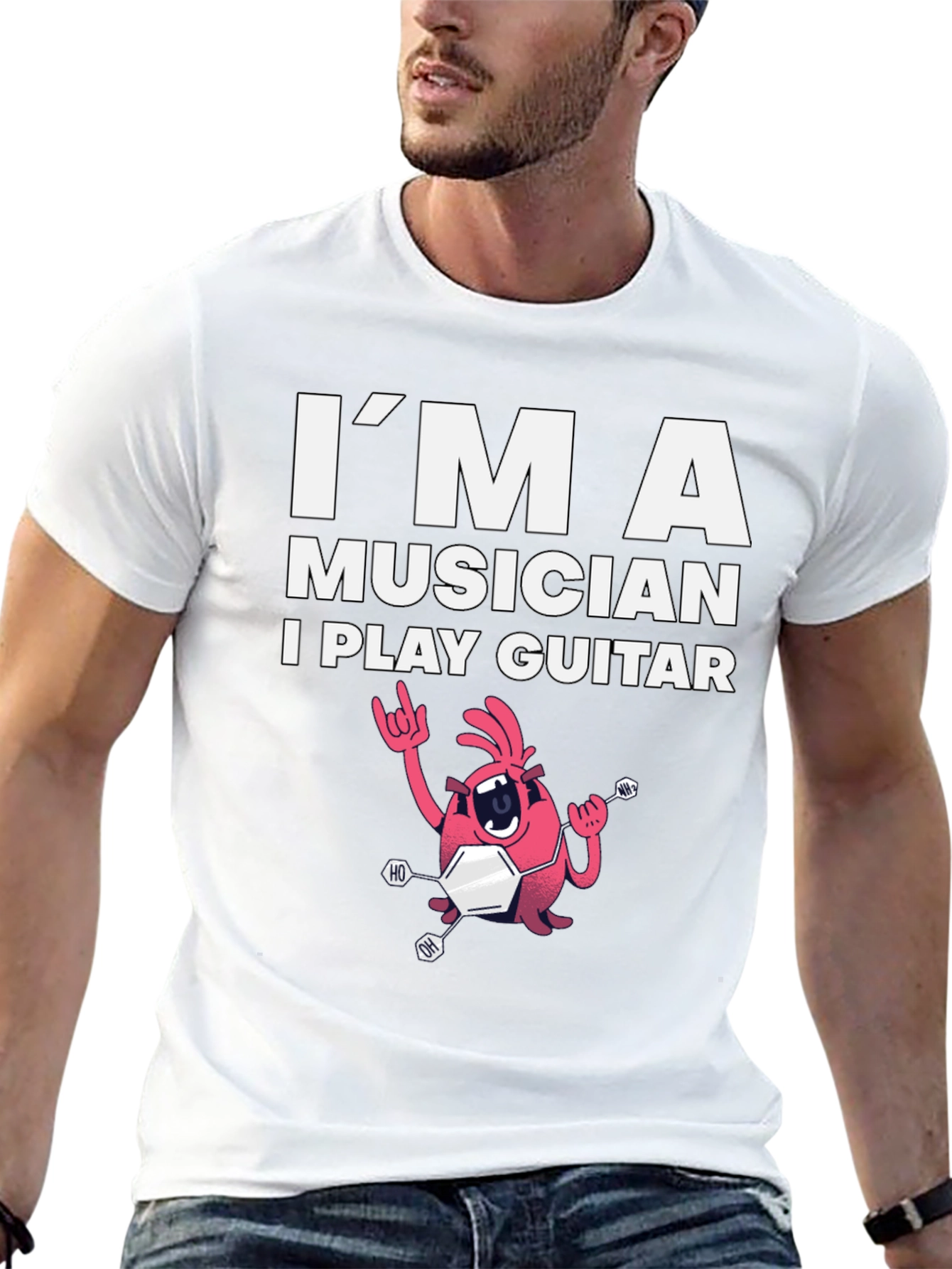 Im A Musician Guitar Player T-Shirt