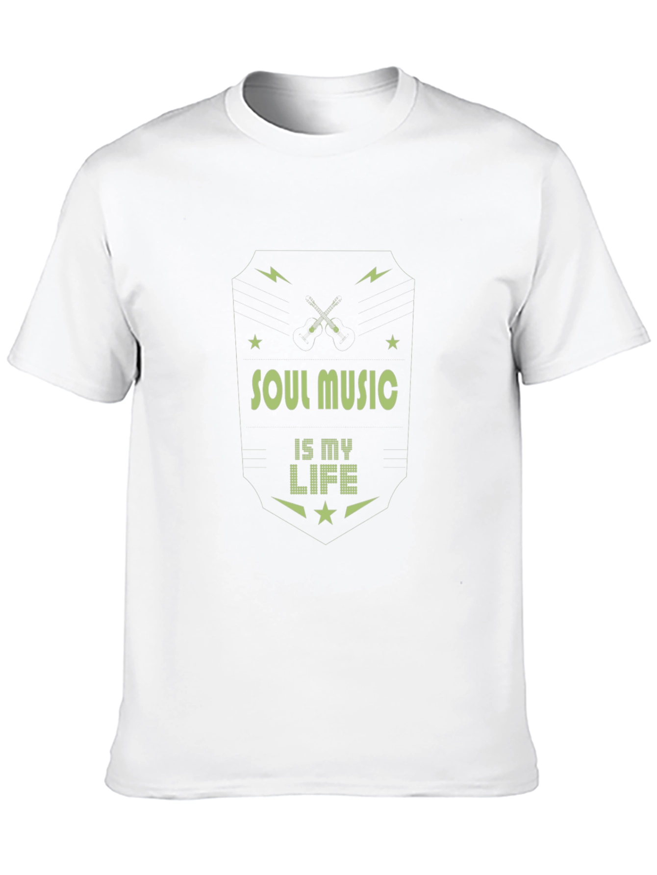 Soul Music Is My Life Graphic Tee - Black