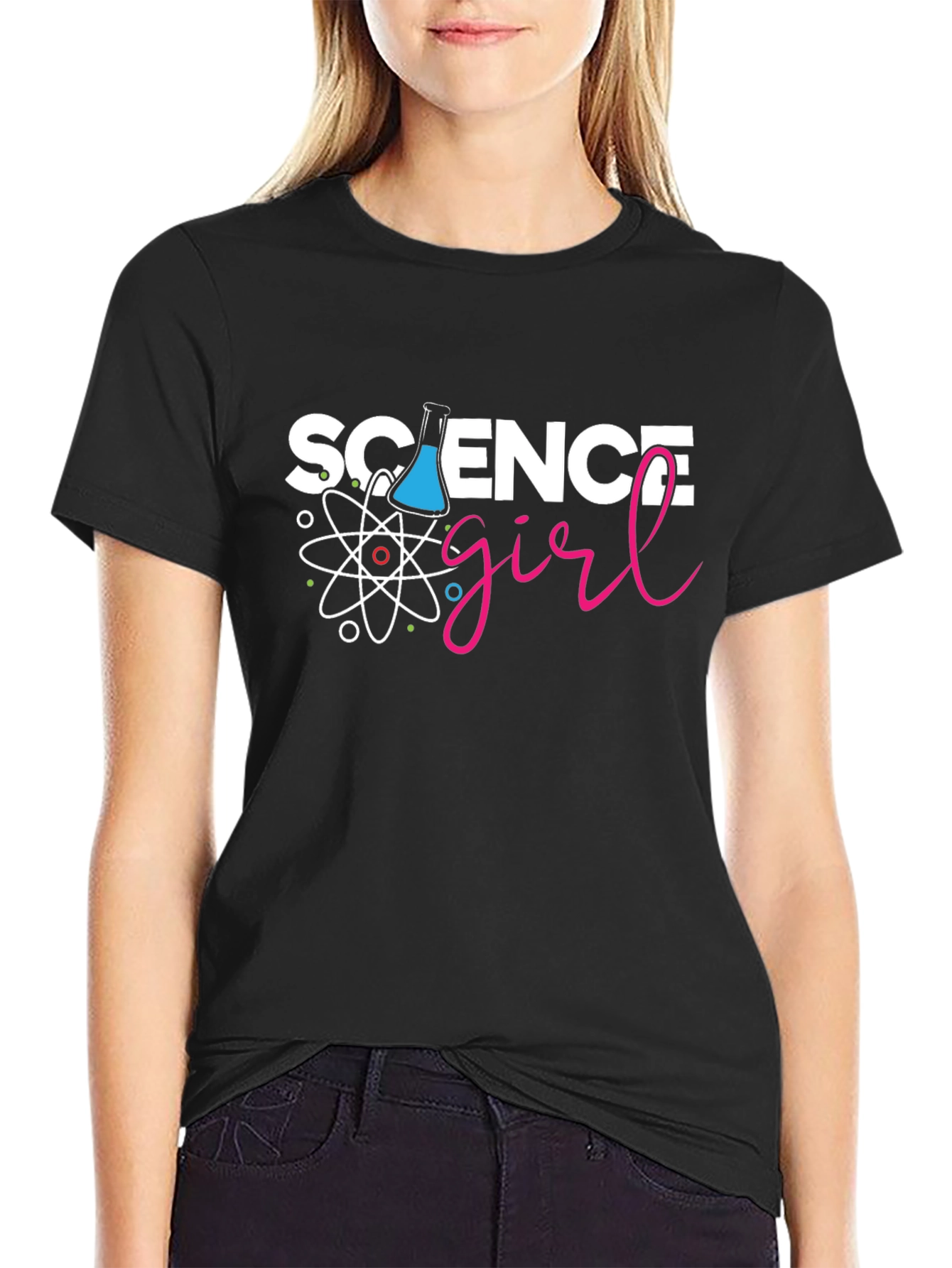 Science Girl T-Shirt - Fun & Educational Apparel
