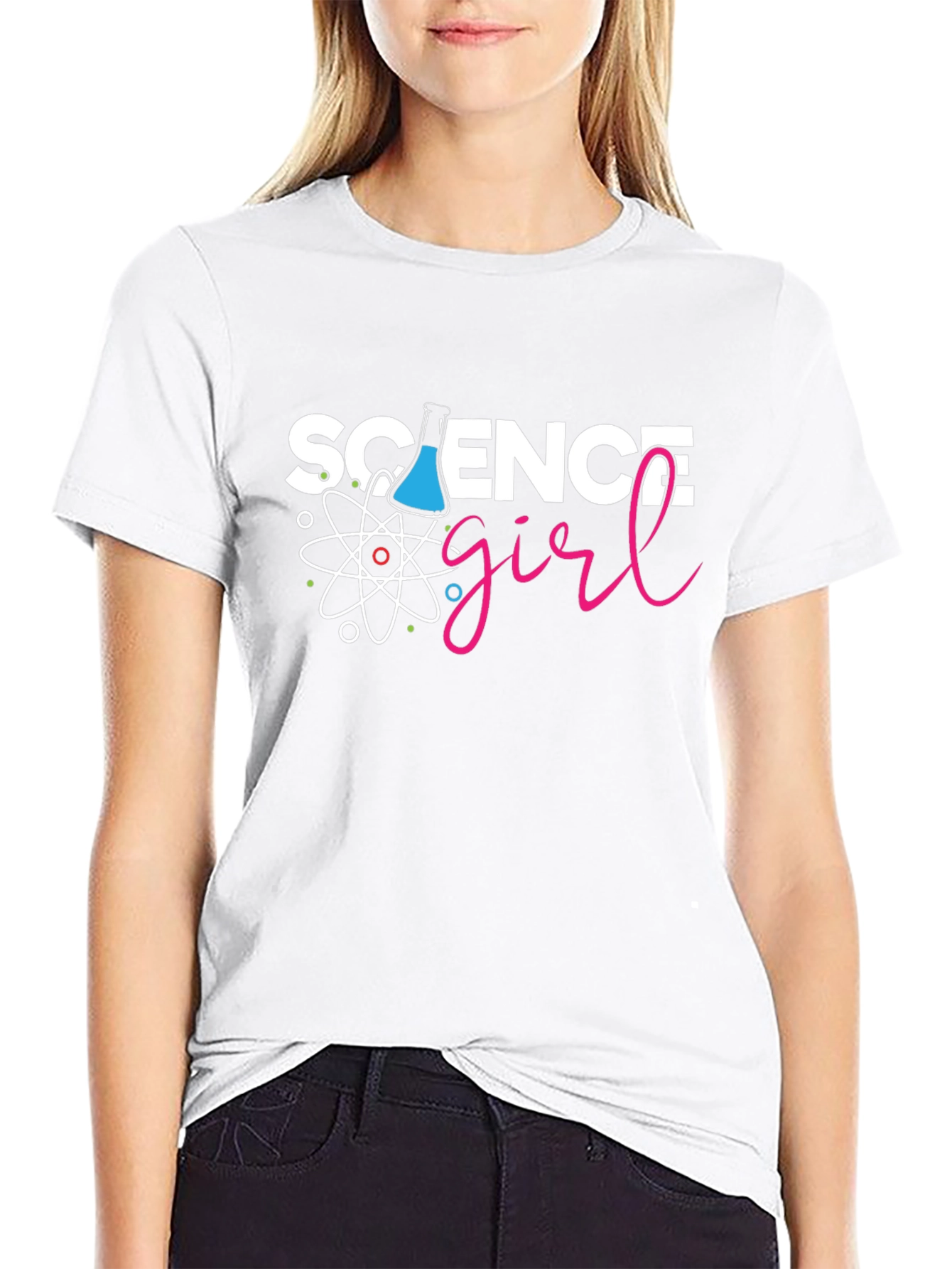 Science Girl T-Shirt - Fun & Educational Apparel