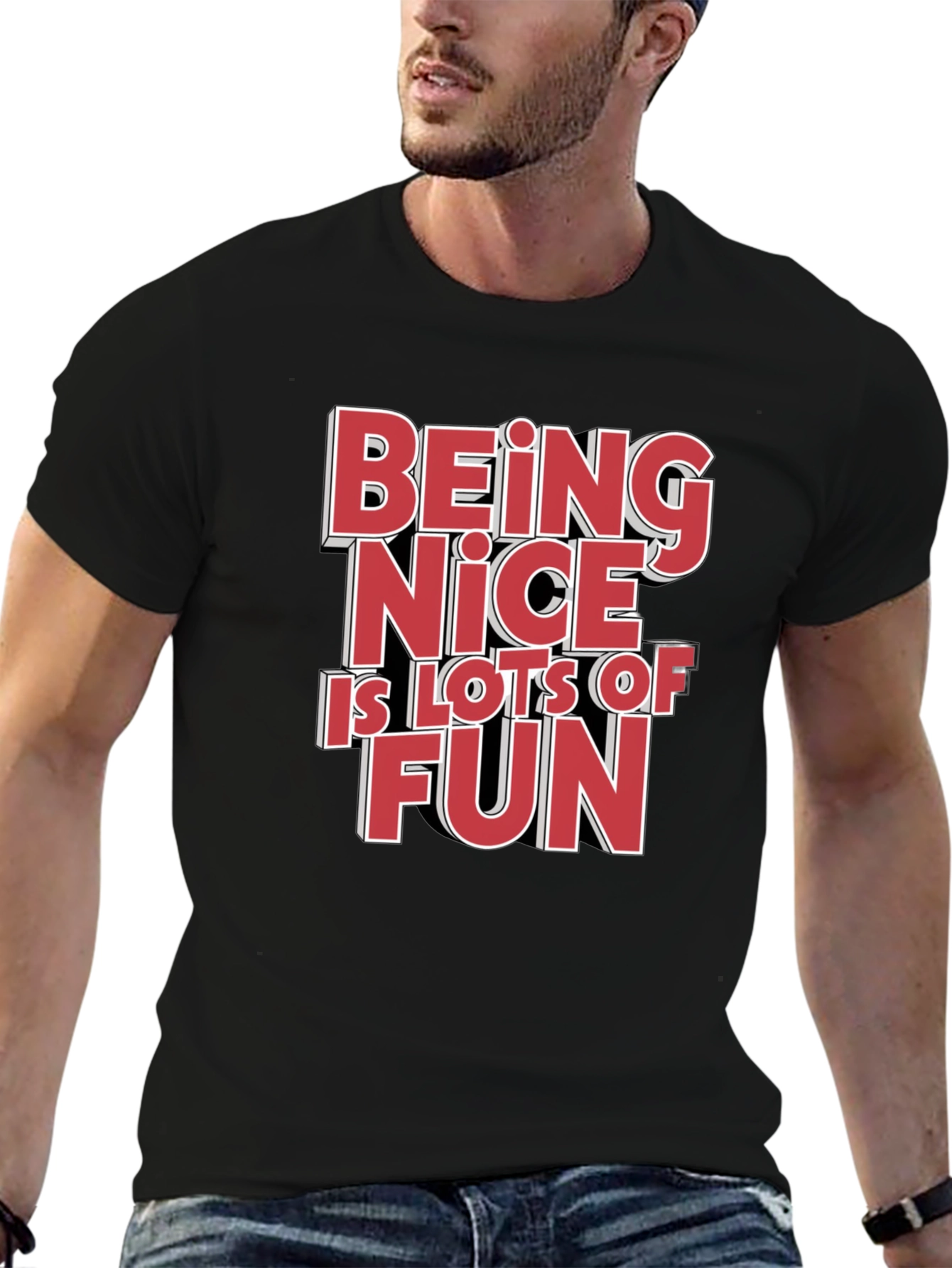 Being Nice is Lots of Fun Graphic Tee