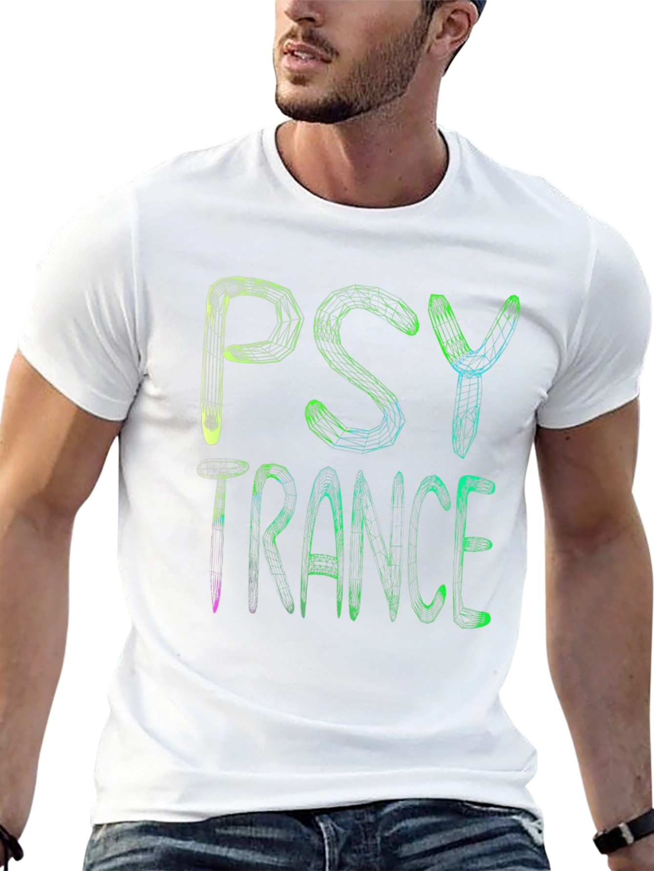 Psy Trance T-Shirt - Geometric Rave Design