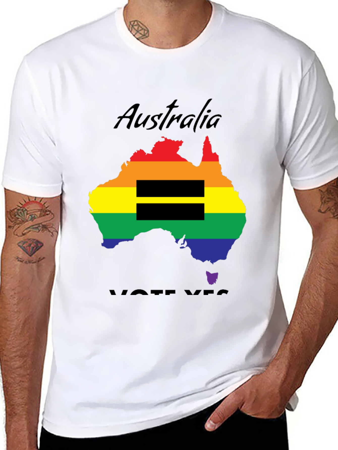 Australia Vote Yes Equality T-Shirt LGBT Pride