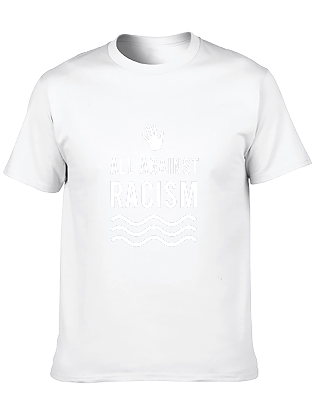 All Against Racism Graphic Tee - Black