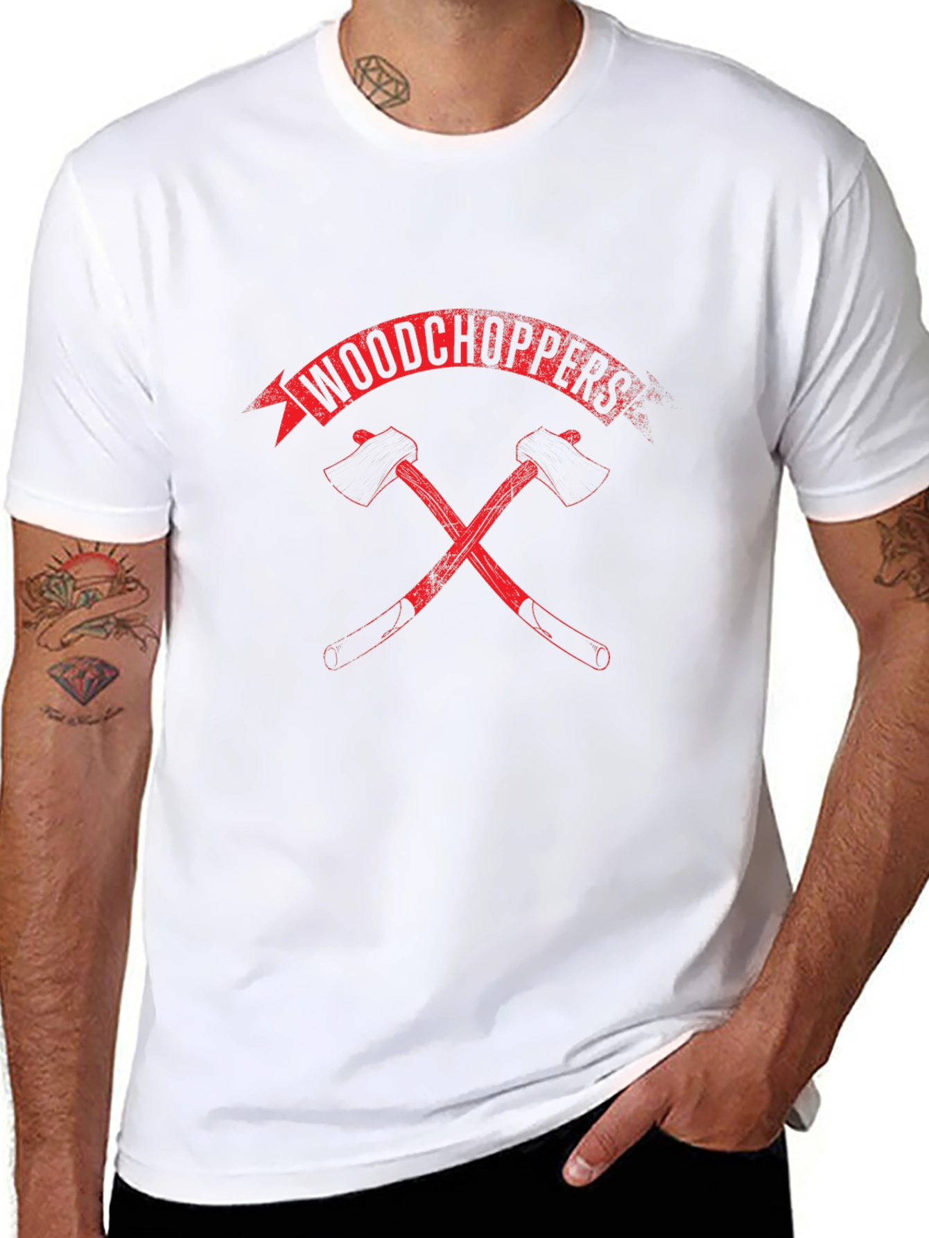 Woodchoppers Graphic Tee - Black