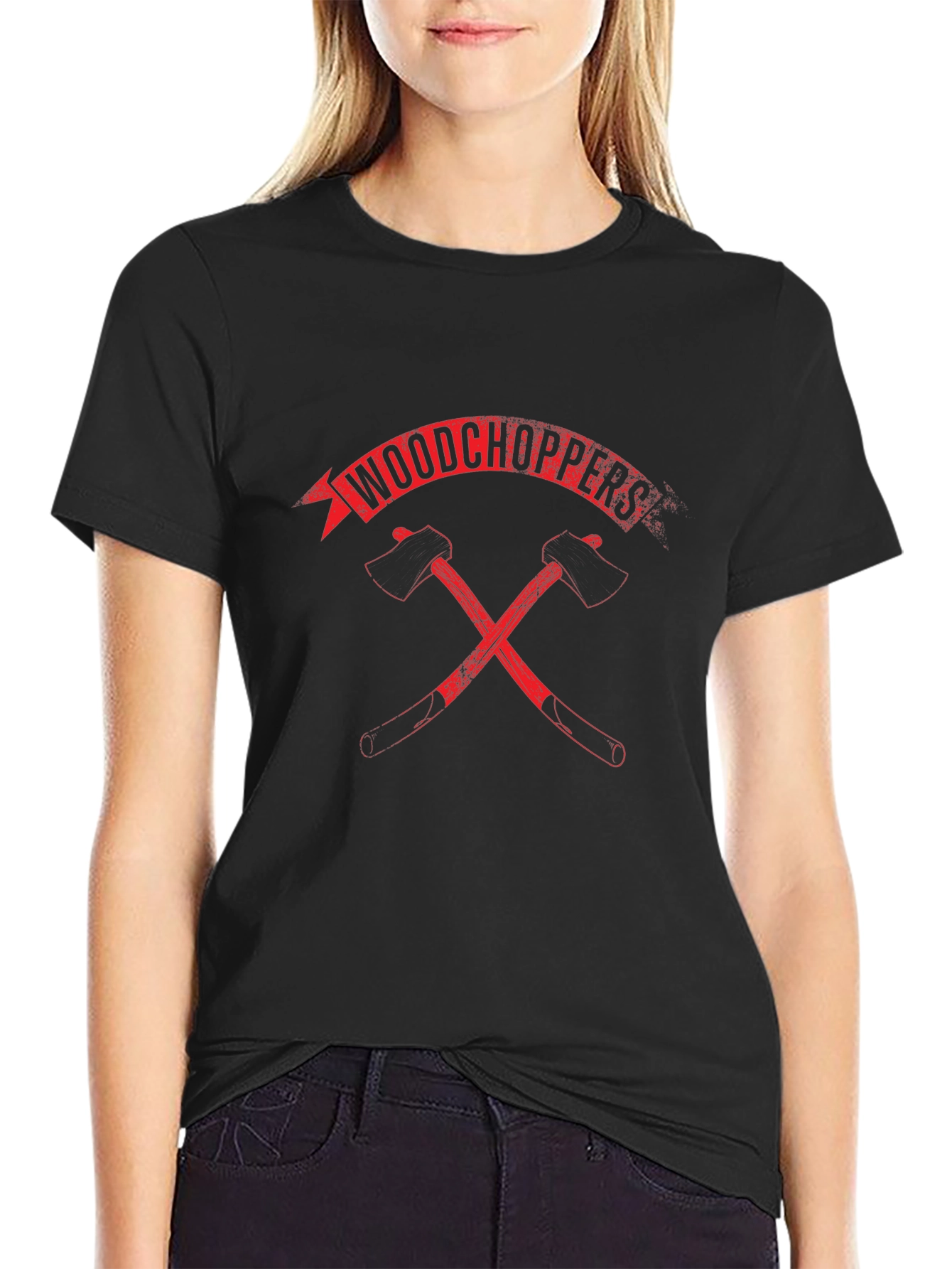 Woodchoppers Graphic Tee - Black