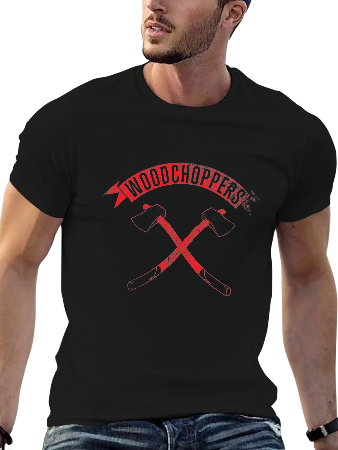 Woodchoppers Graphic Tee - Black