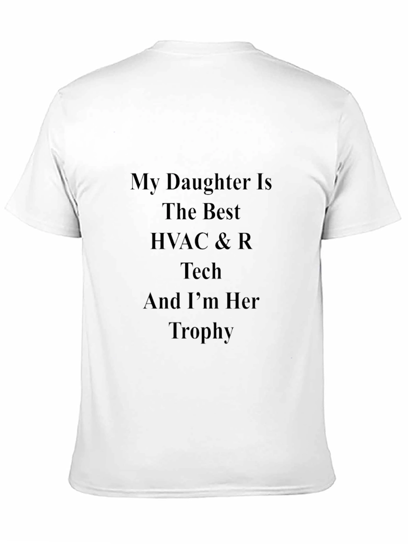 HVAC Tech Dad T-Shirt - Proud Trophy Father Tee