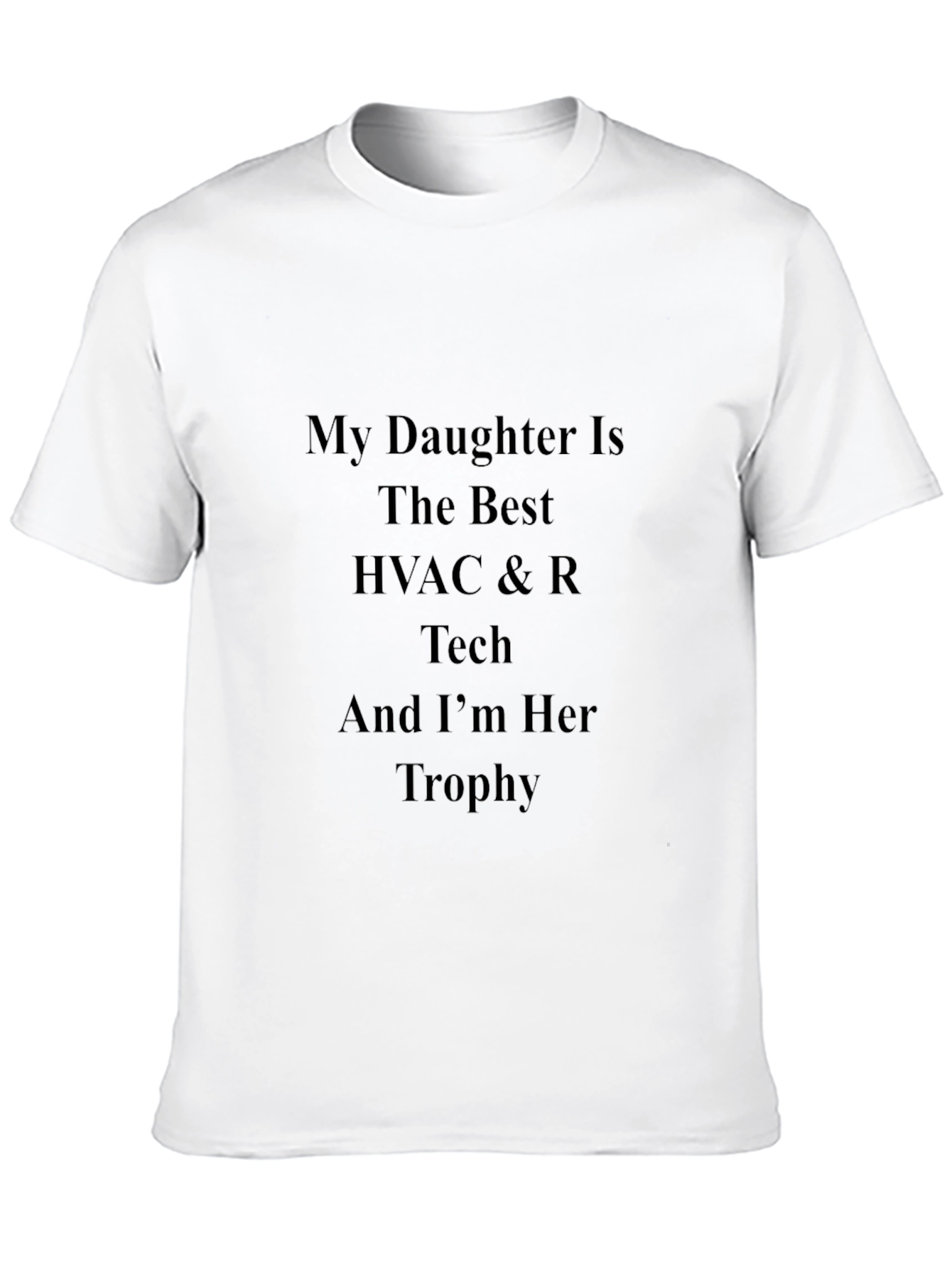 HVAC Tech Dad T-Shirt - Proud Trophy Father Tee