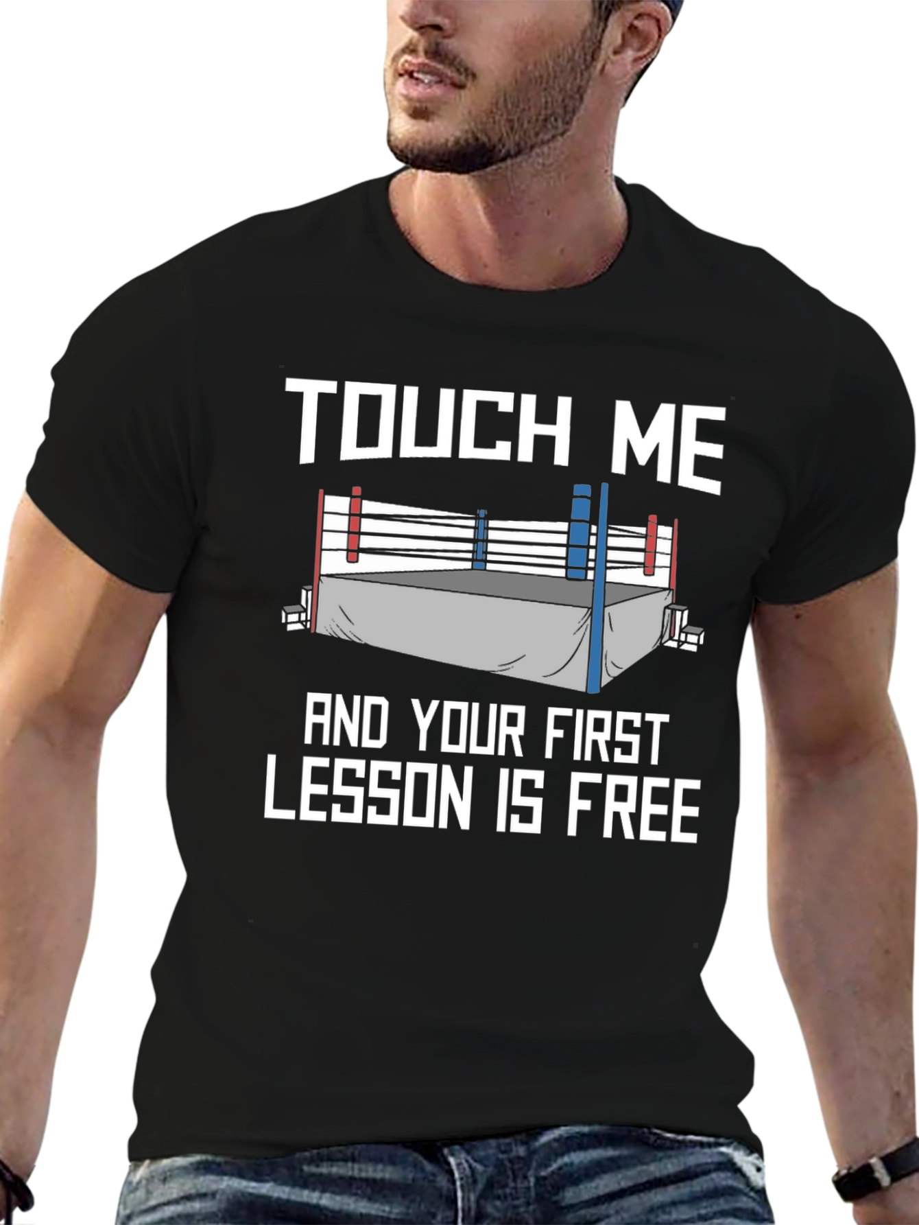 Touch Me Funny Boxing Lesson T-Shirt