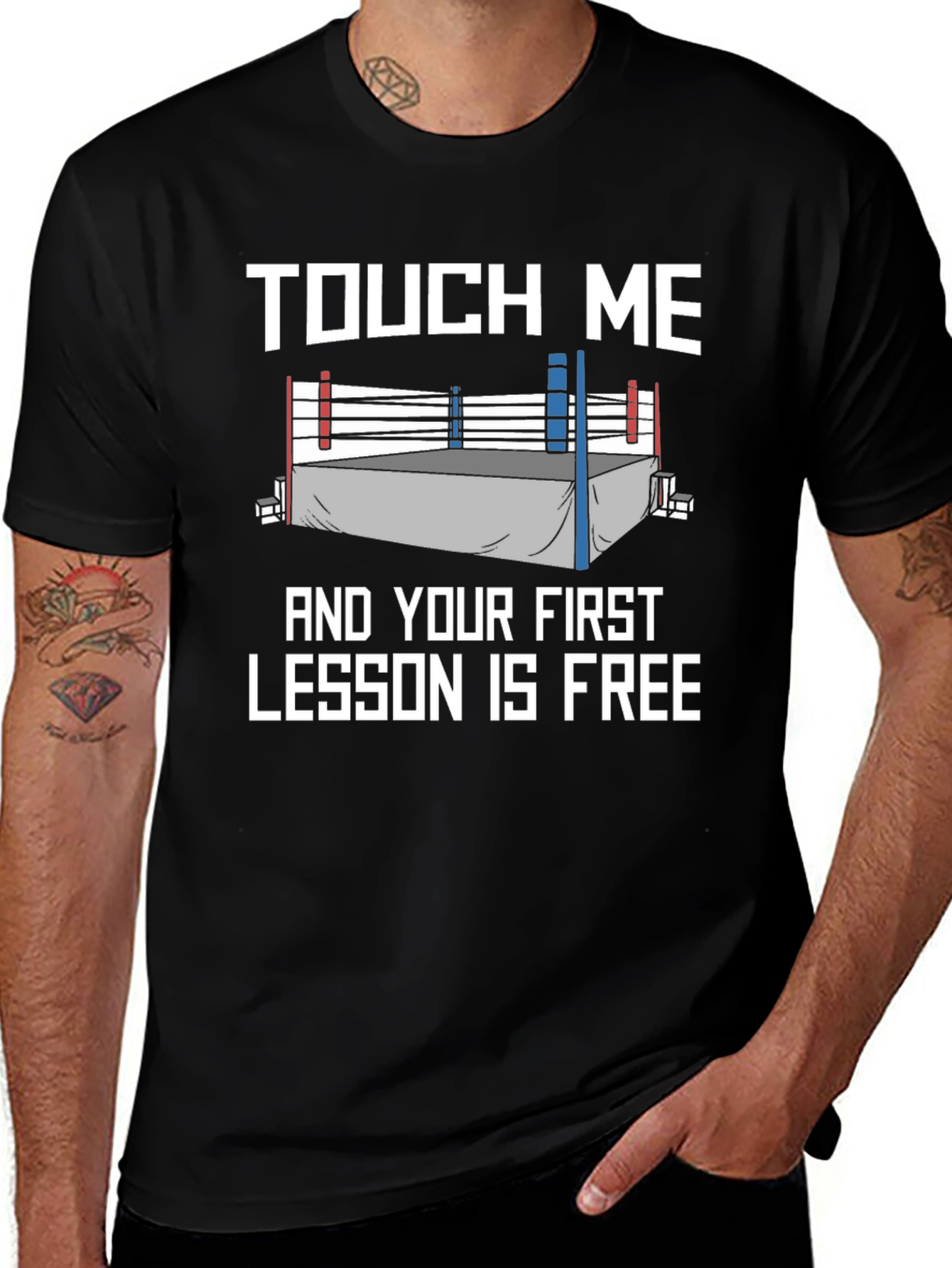 Touch Me Funny Boxing Lesson T-Shirt