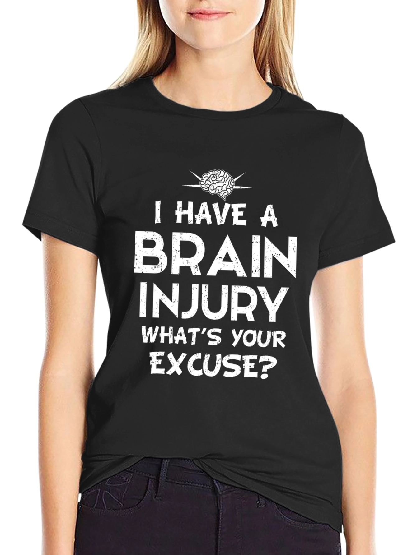 Brain Injury T-Shirt - Funny Graphic Tee