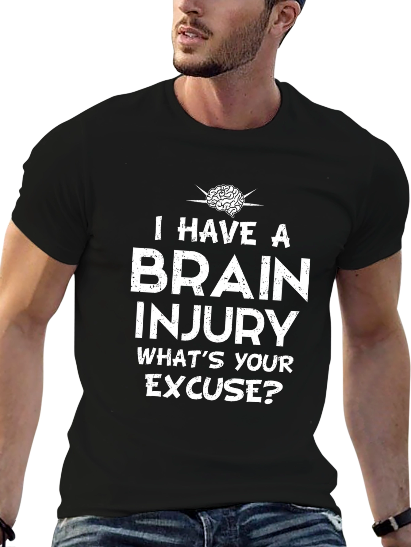 Brain Injury T-Shirt - Funny Graphic Tee