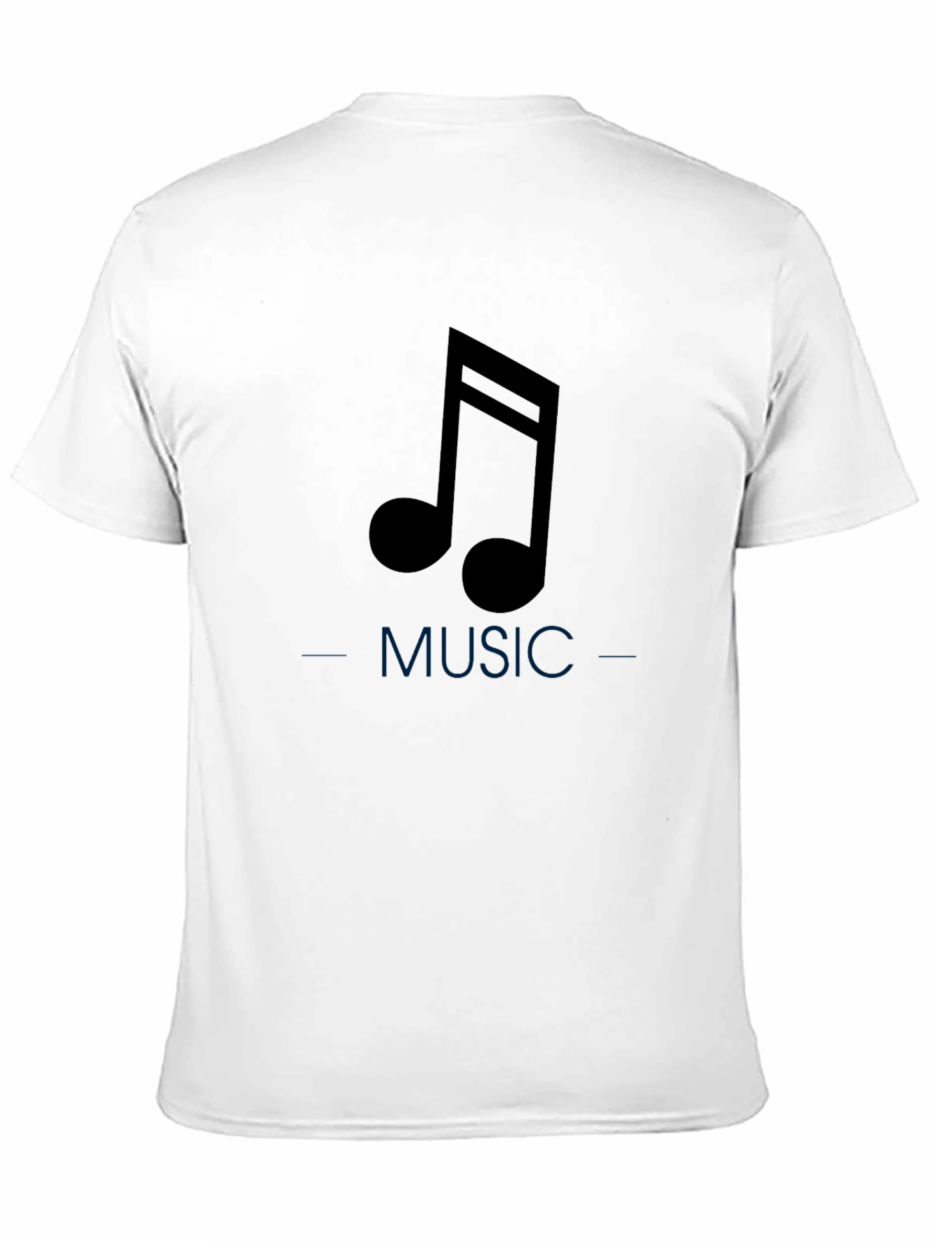 Music Note Black Tee - Stylish Comfort