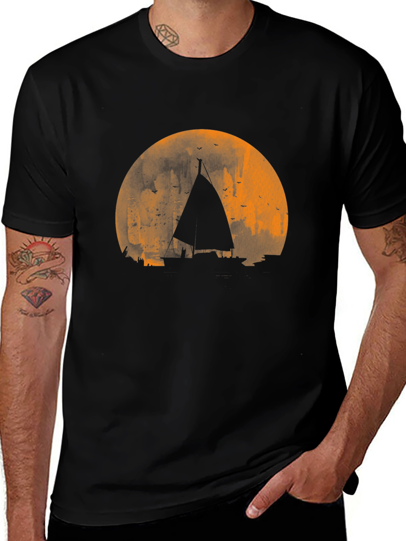 Sailboat Silhouette T-Shirt