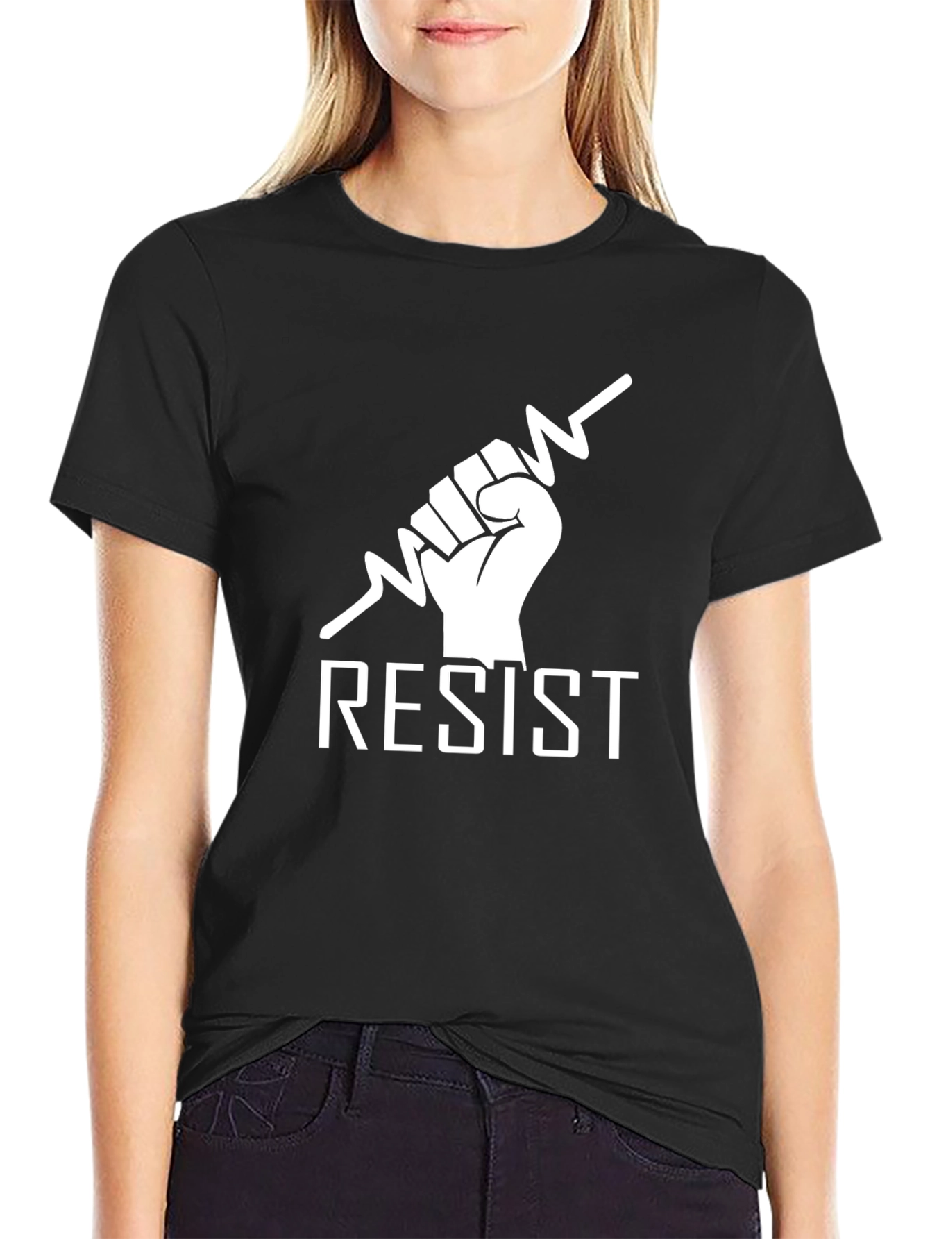 Resist Graphic Tee - Bold Statement Shirt