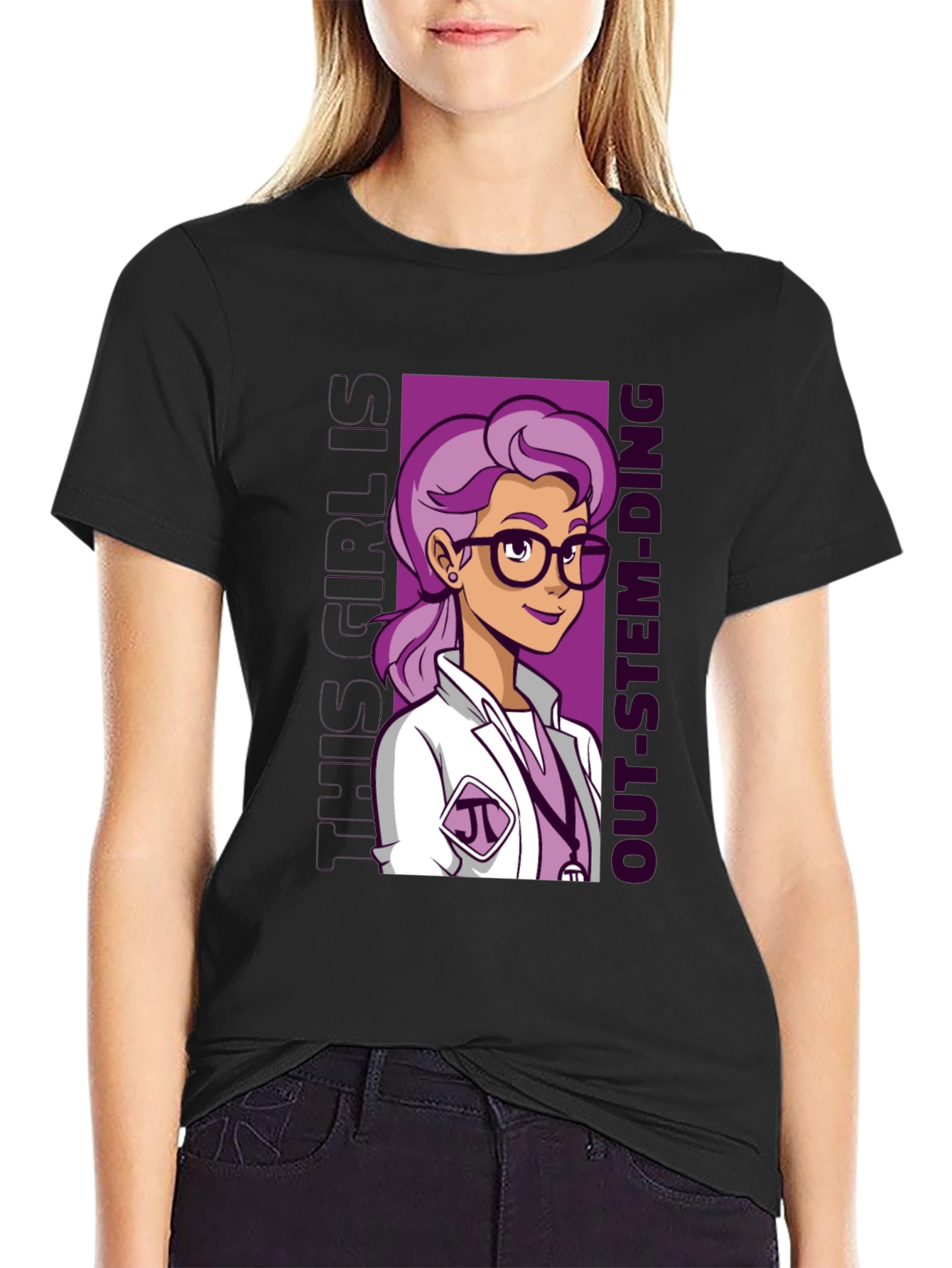 STEM Girl T-Shirt - Science & Tech Design