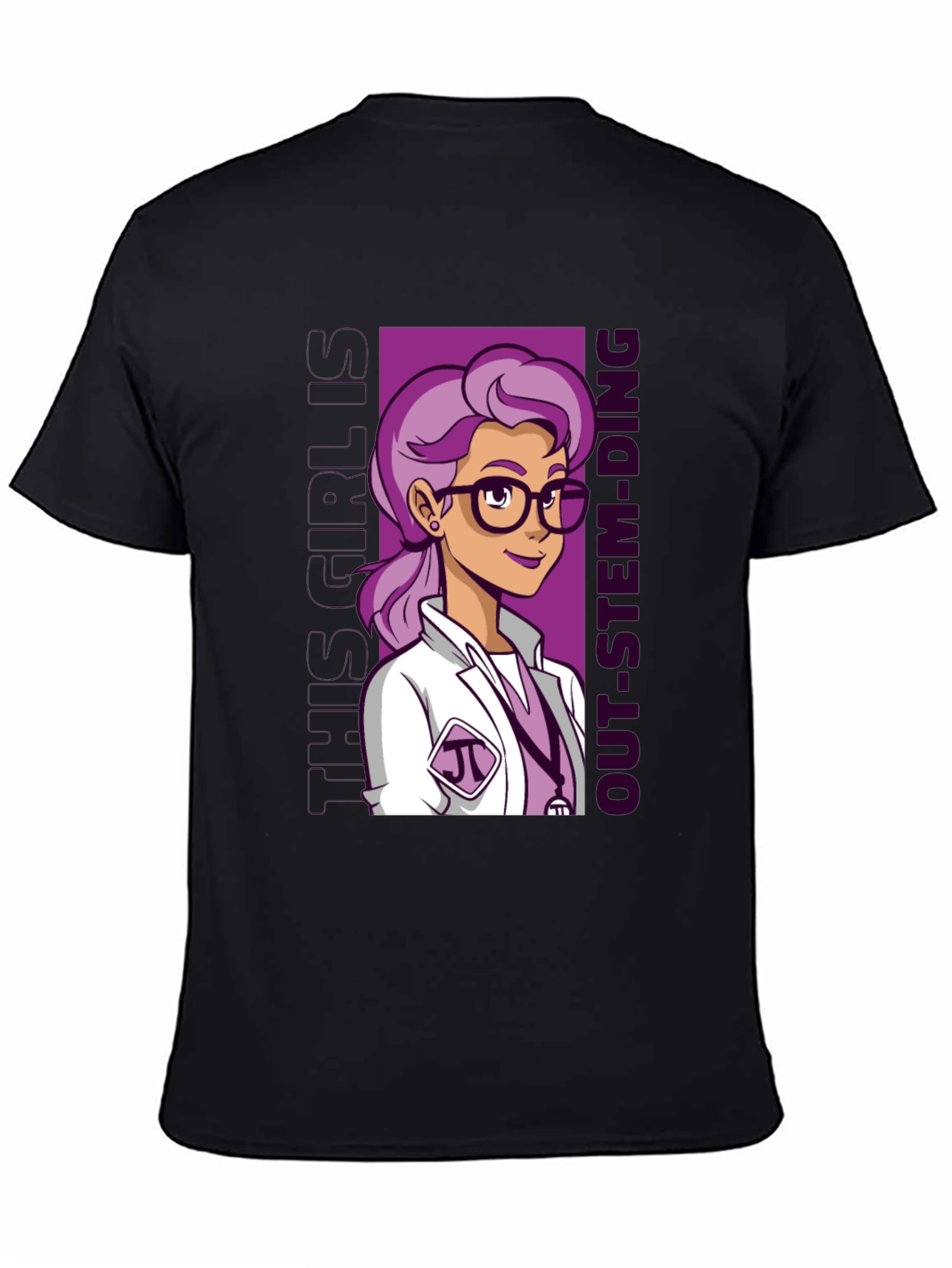 STEM Girl T-Shirt - Science & Tech Design