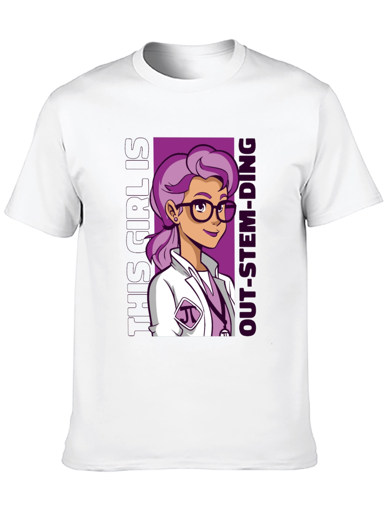 STEM Girl T-Shirt - Science & Tech Design