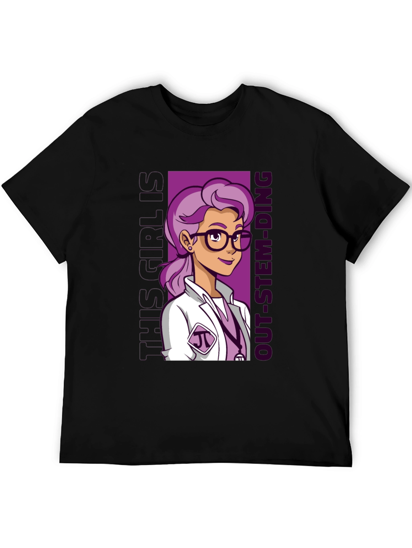 STEM Girl T-Shirt - Science & Tech Design