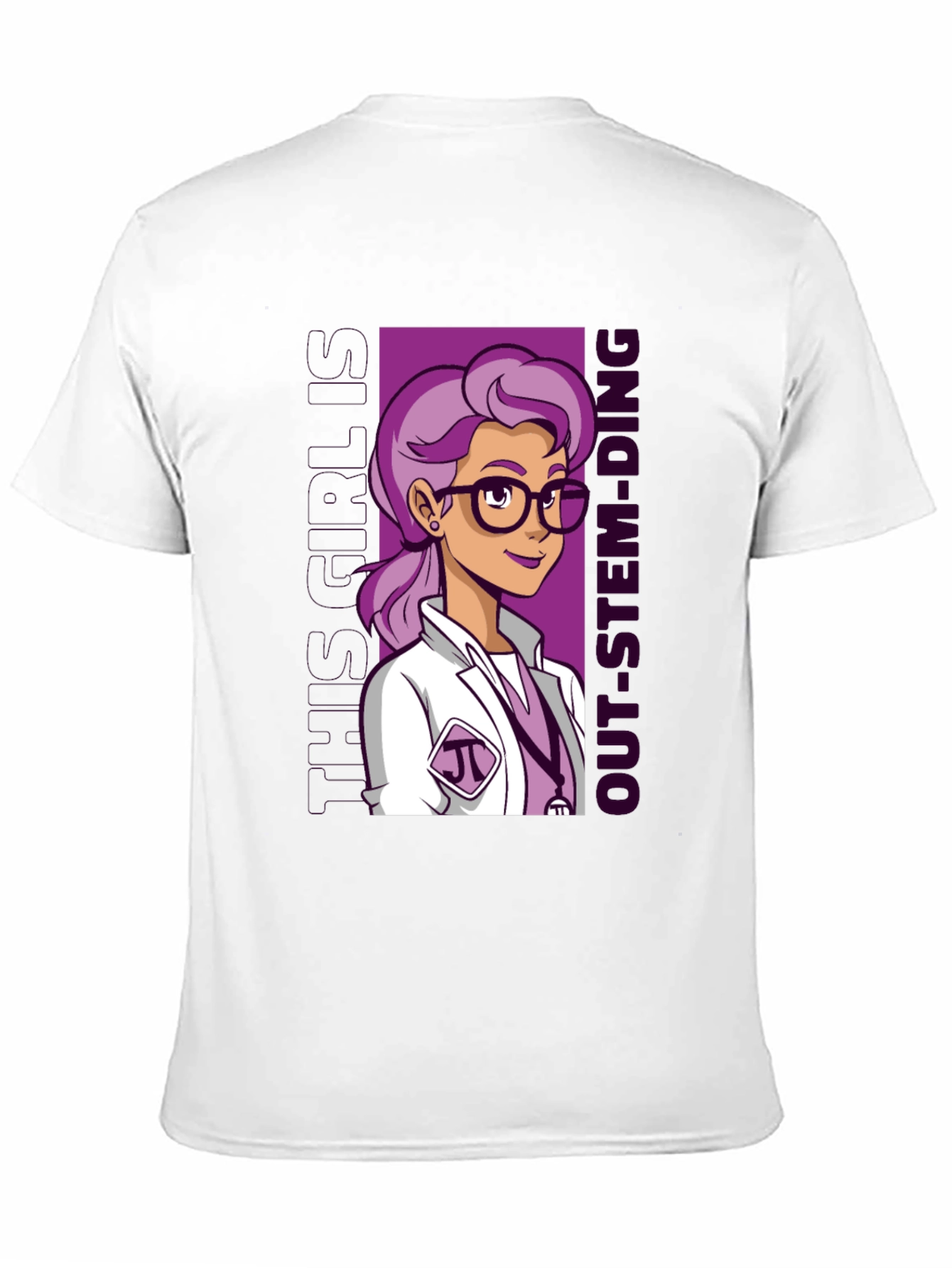 STEM Girl T-Shirt - Science & Tech Design