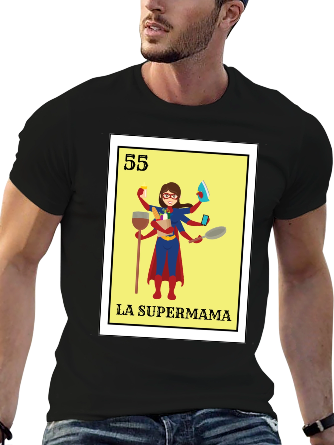 La Supermama T-Shirt - Super Hero Mom Tee