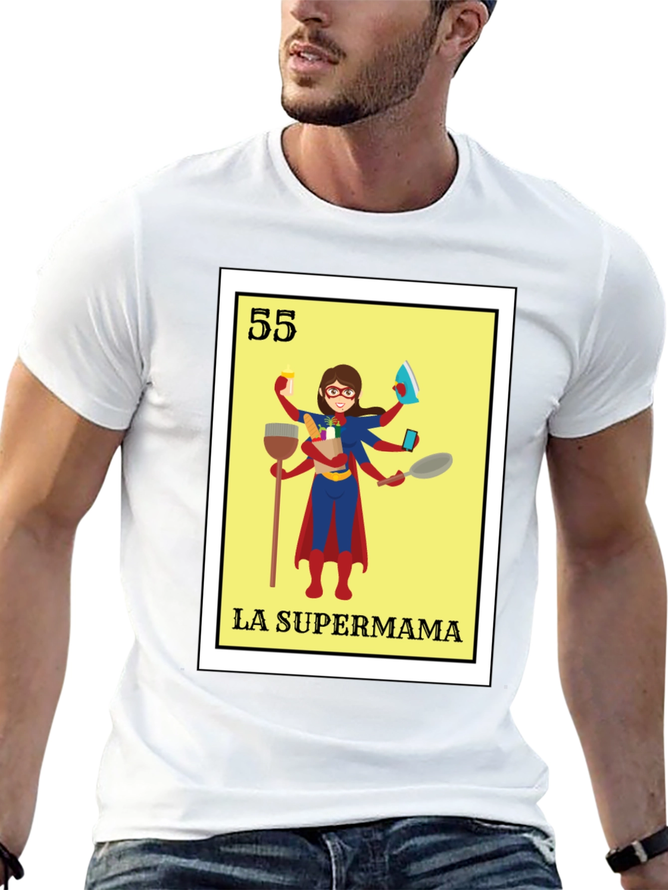 La Supermama T-Shirt - Super Hero Mom Tee