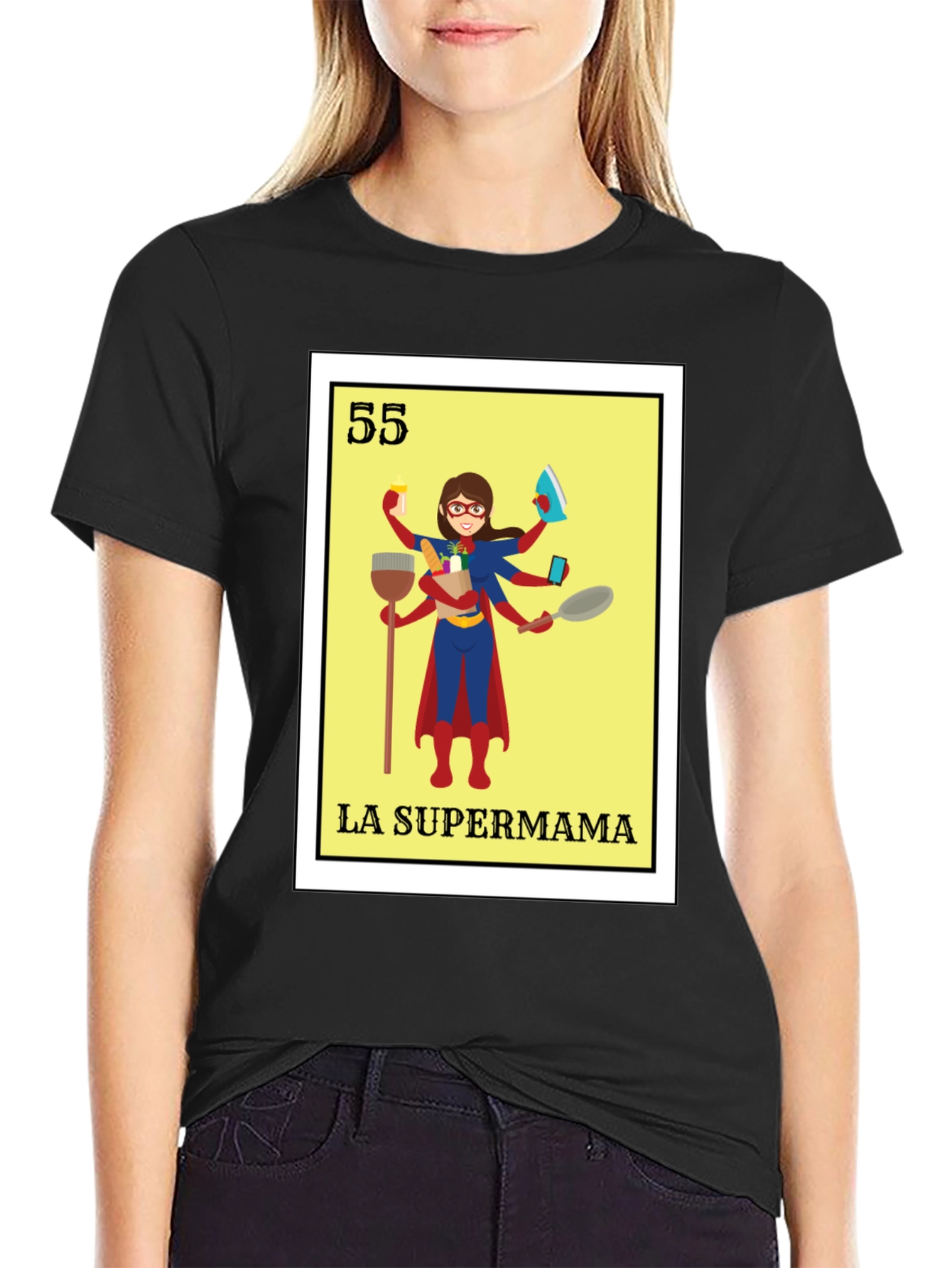 La Supermama T-Shirt - Super Hero Mom Tee