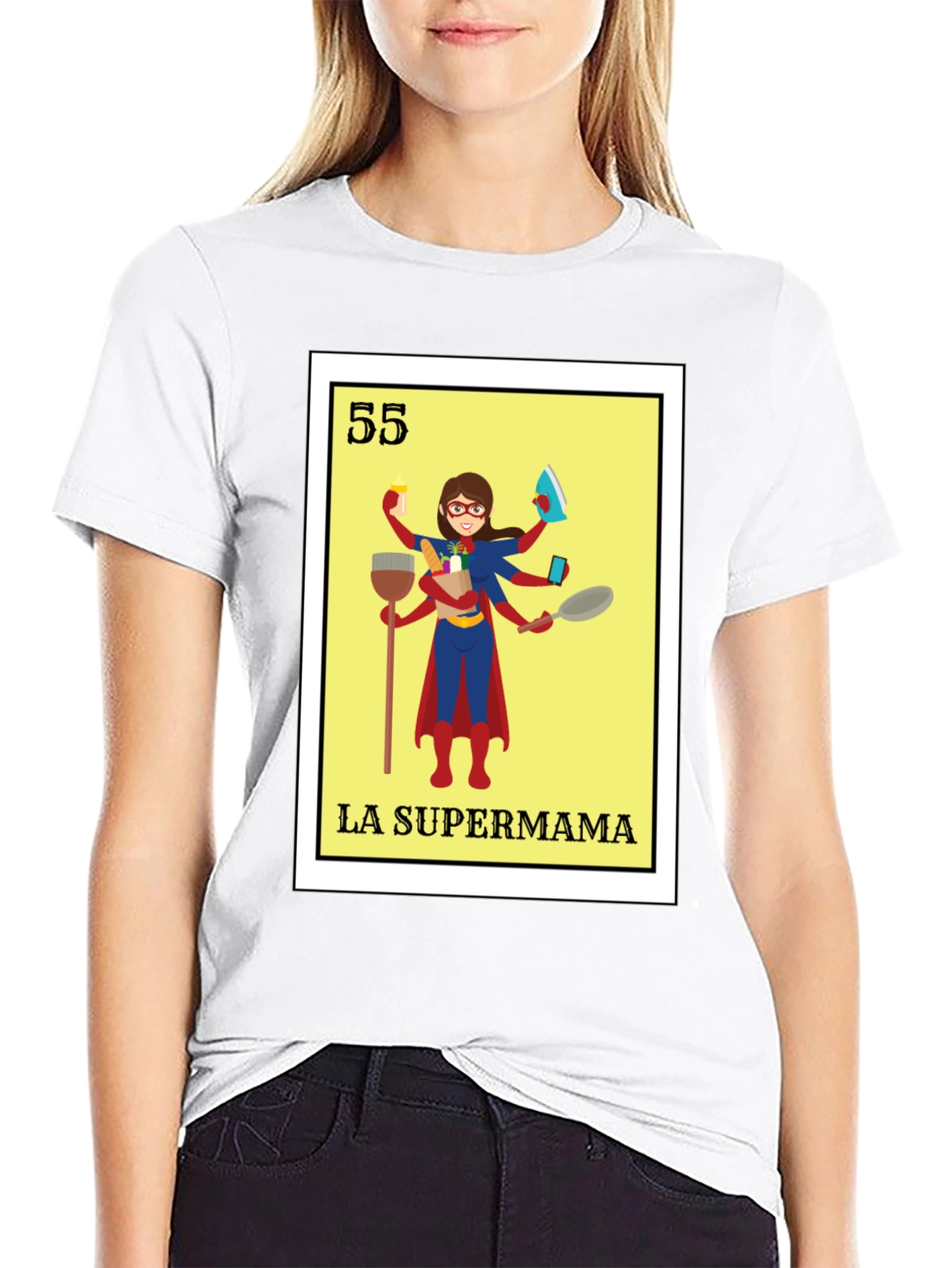 La Supermama T-Shirt - Super Hero Mom Tee