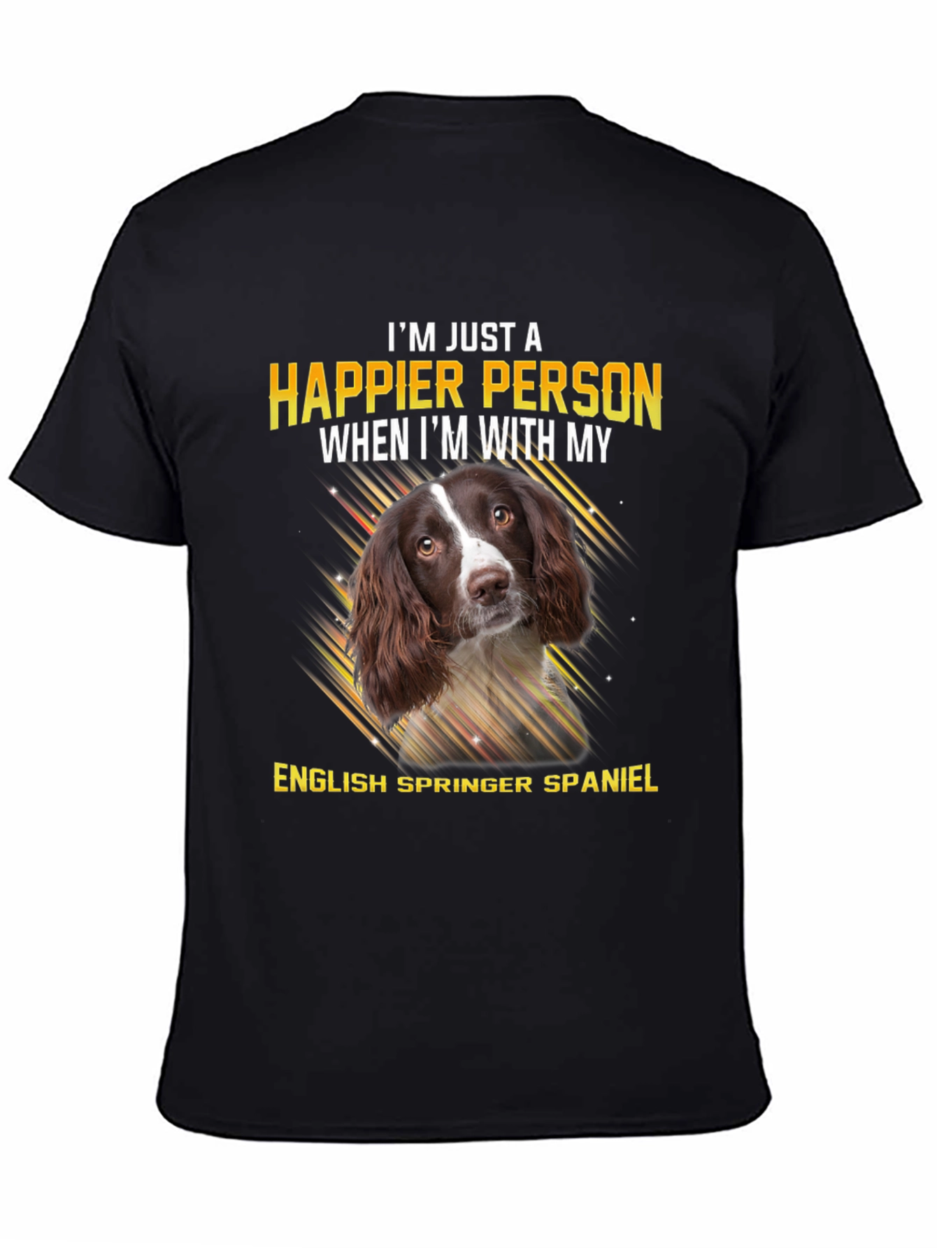 Happier Person English Springer Spaniel T-Shirt
