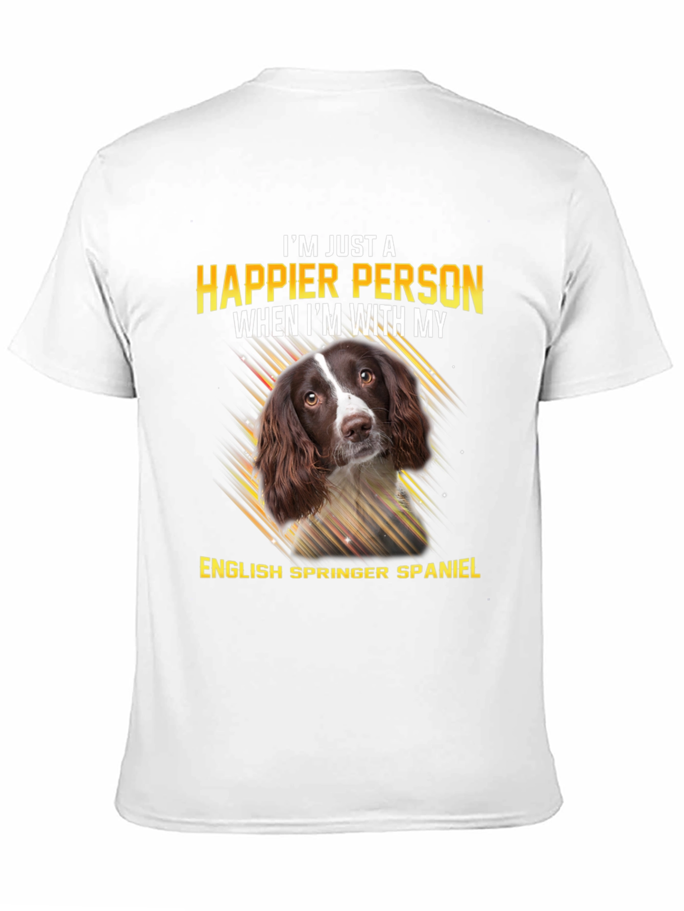 Happier Person English Springer Spaniel T-Shirt