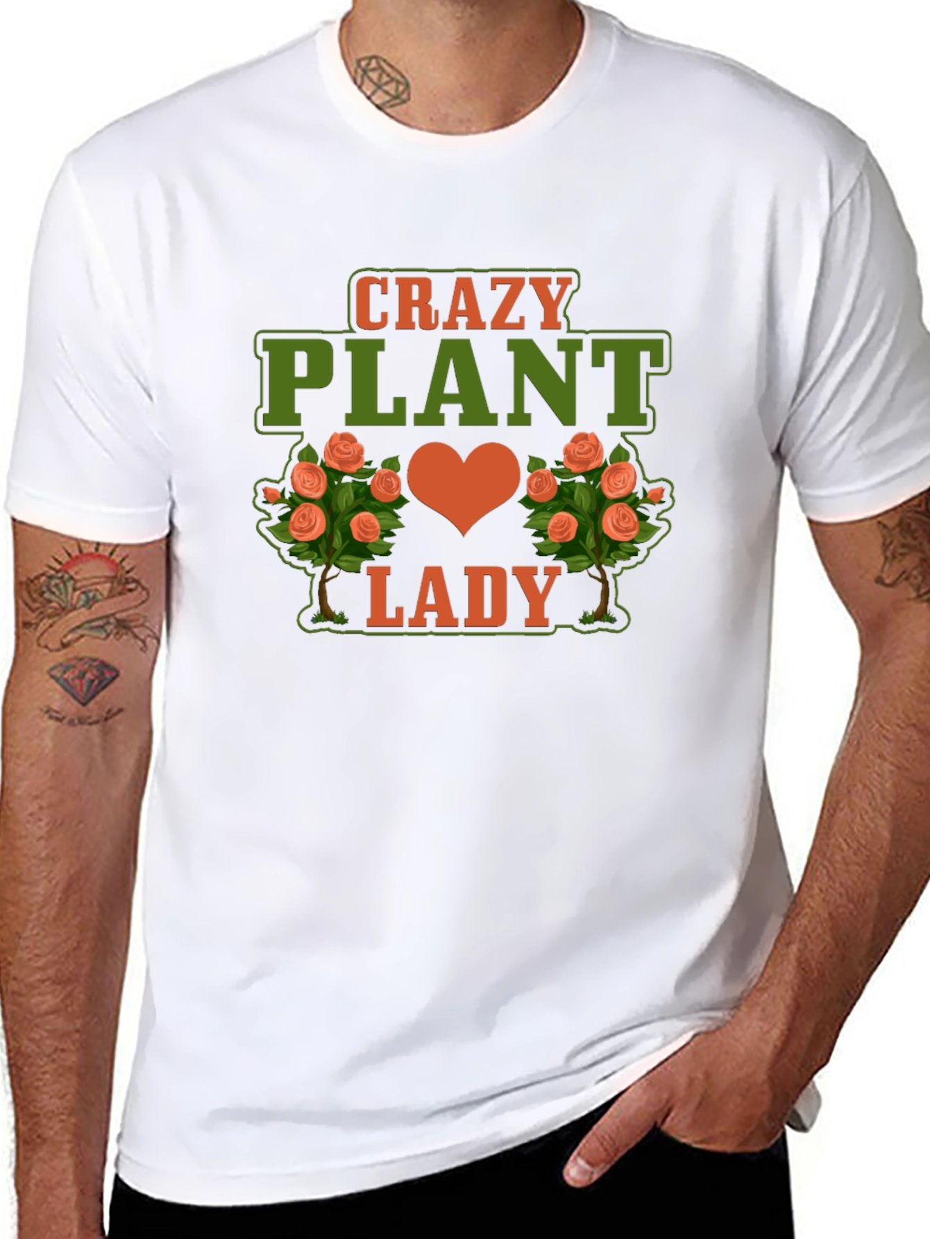 Crazy Plant Lady T-Shirt - Gardening Lover Tee