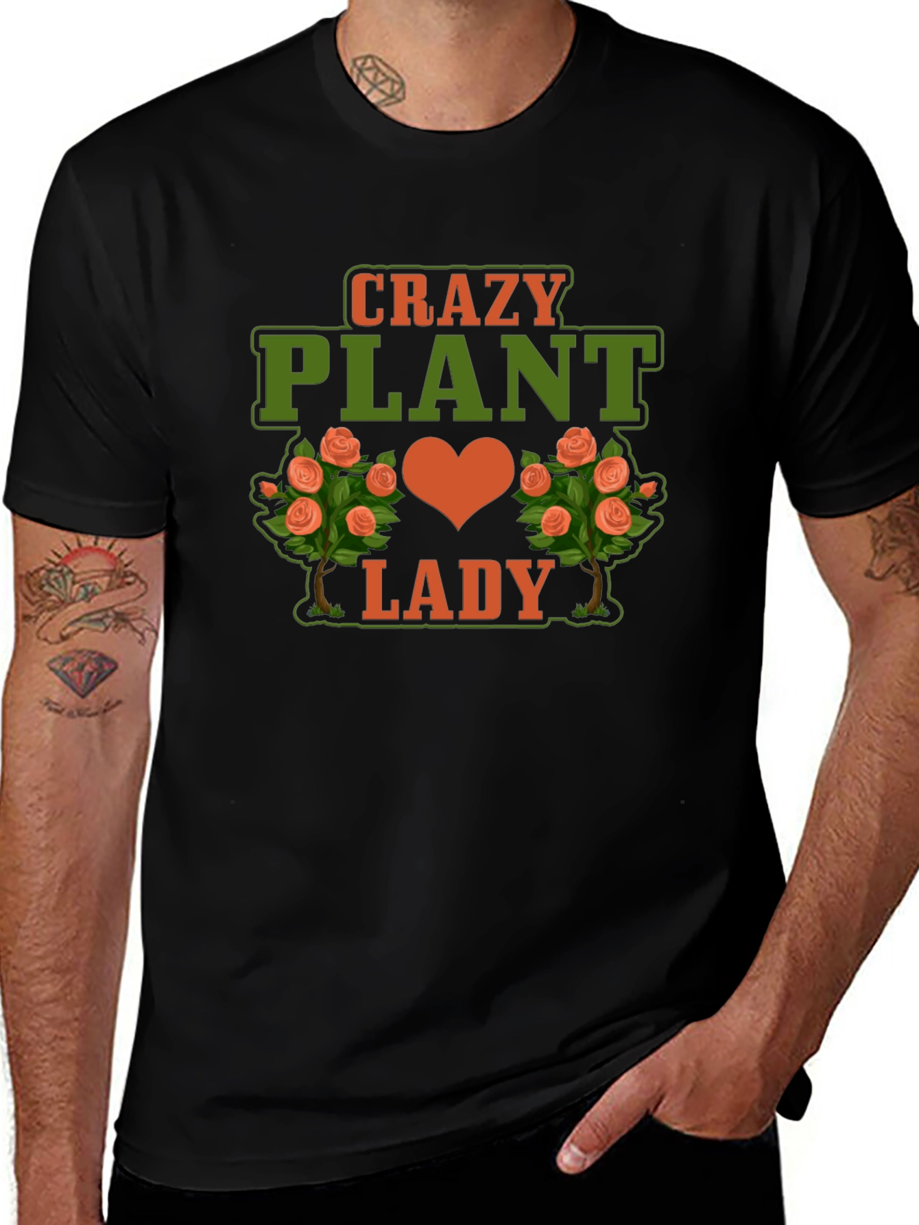 Crazy Plant Lady T-Shirt - Gardening Lover Tee
